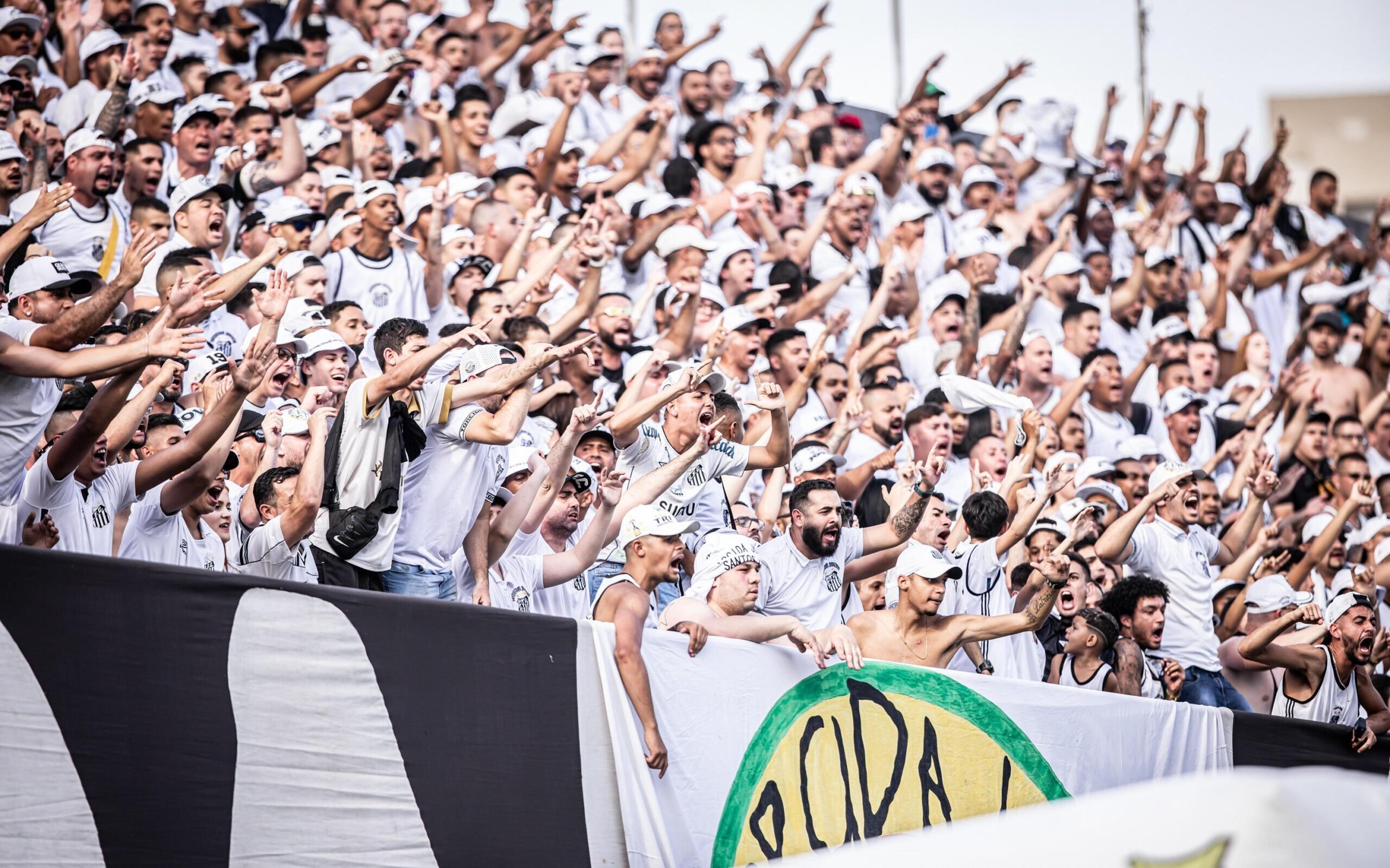 Torcida do Santos lotará a Vila contra o Cruzeiro e esgota ingressos pela segunda vez seguida