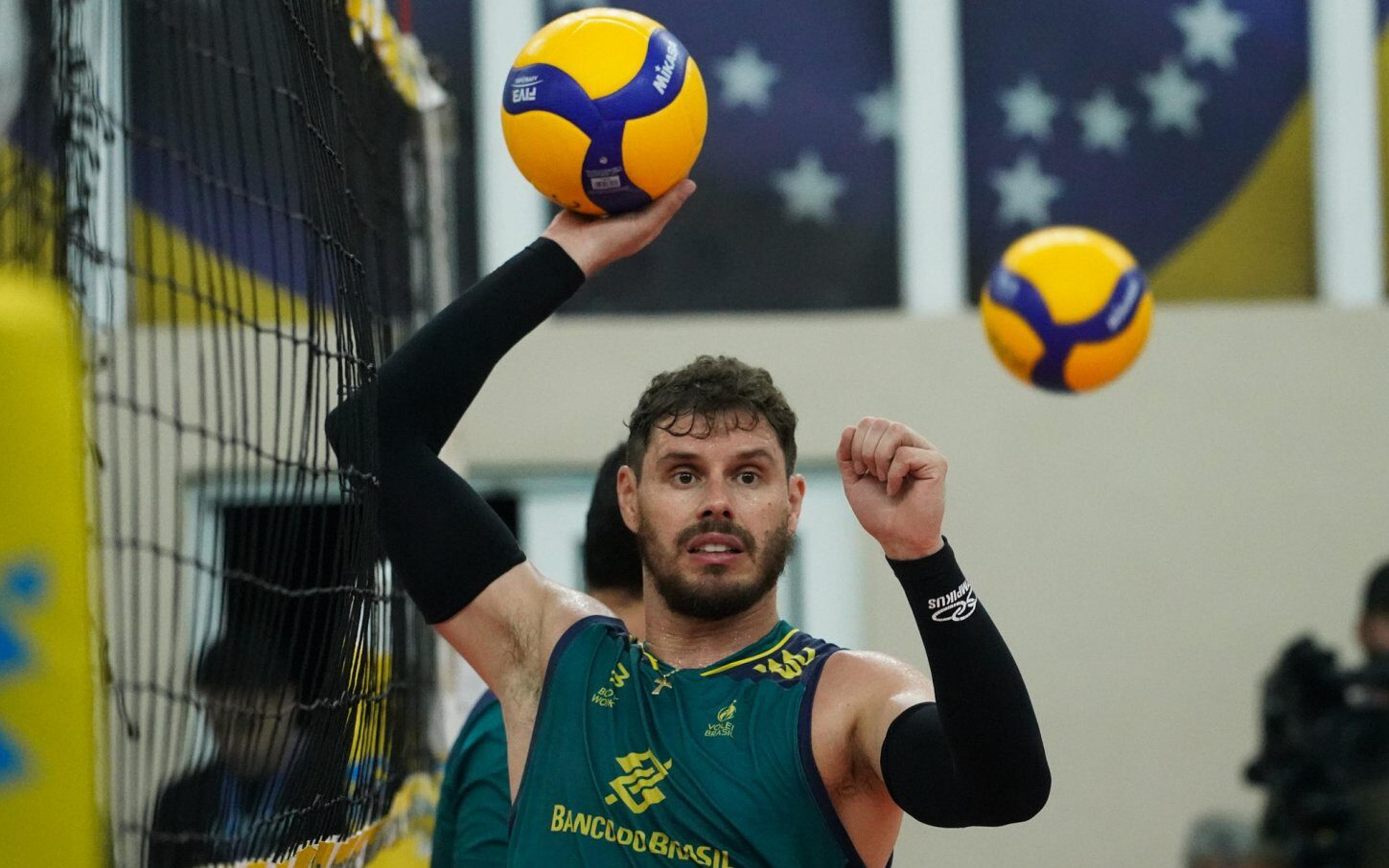 Bruninho celebra chance de disputar Pré-Olímpico de Vôlei em casa: ‘Melhores memórias da carreira’