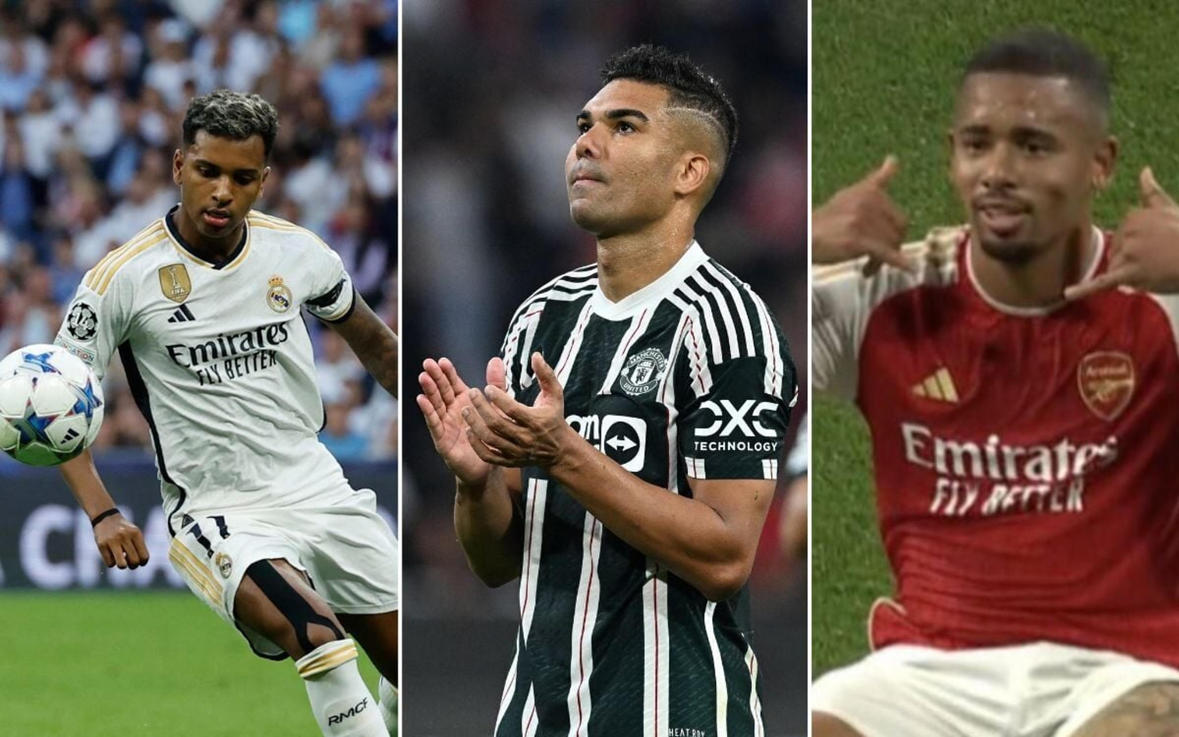 Rodrygo, Casemiro e Gabriel Jesus: confira o desempenho dos brasileiros nesta quarta-feira de Champions League