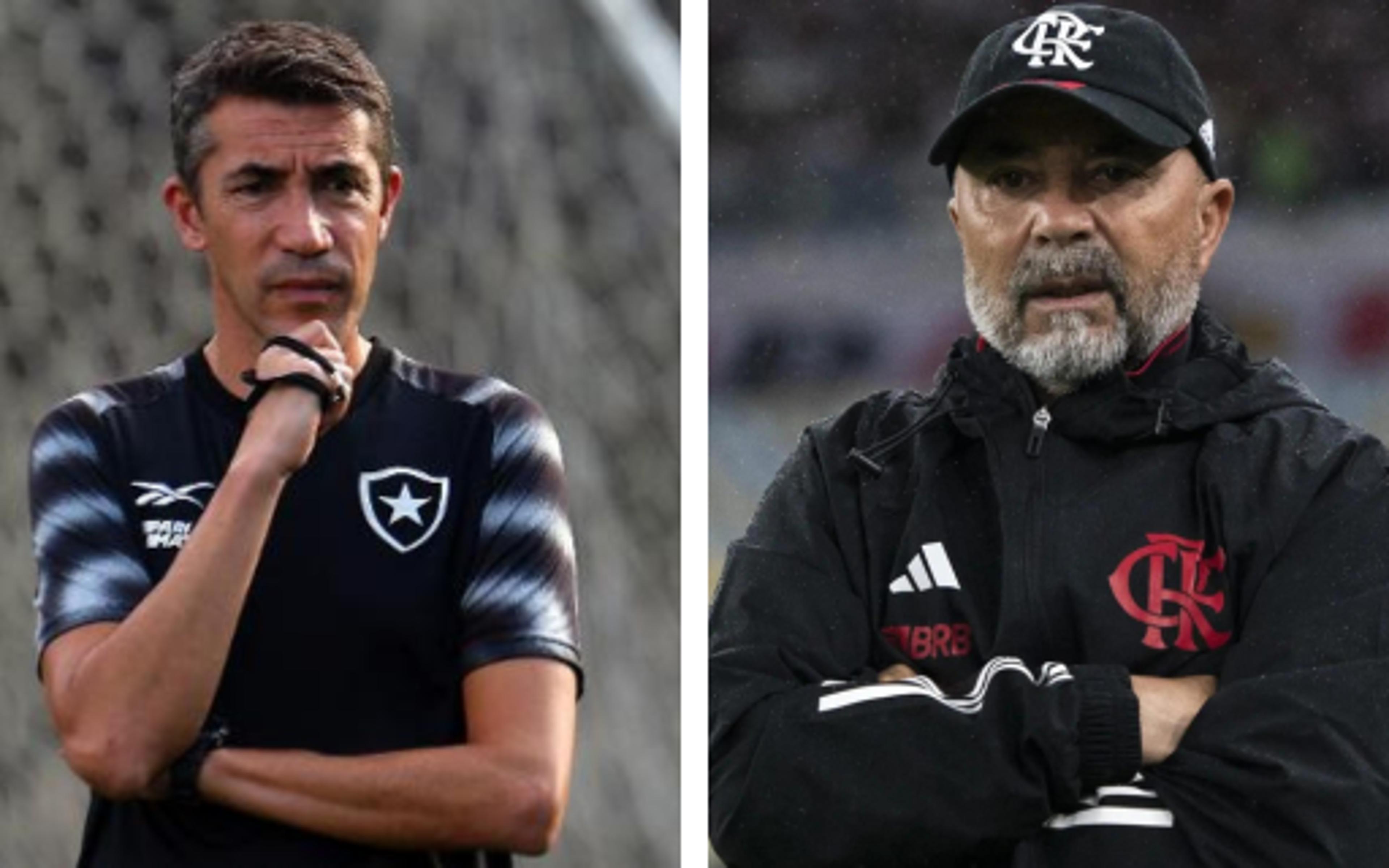 Botafogo x Flamengo: técnicos querem afastar críticas da torcida