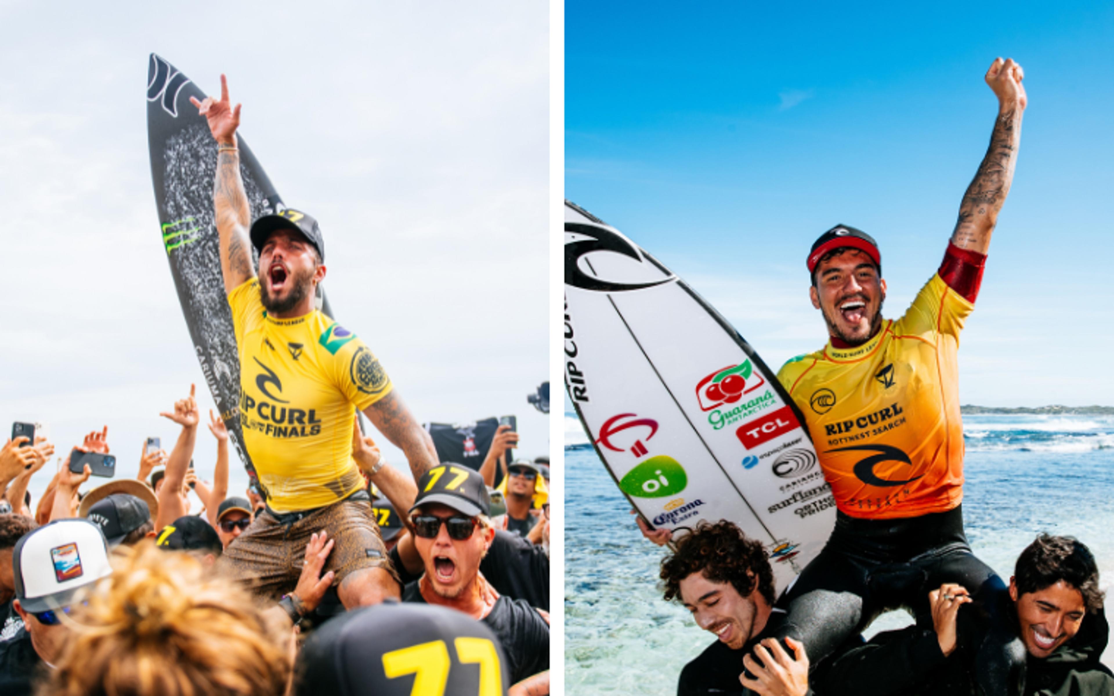 Filipe Toledo torce por classificação de Gabriel Medina aos Jogos Olímpicos: ‘Por que não ouro, prata e bronze?’