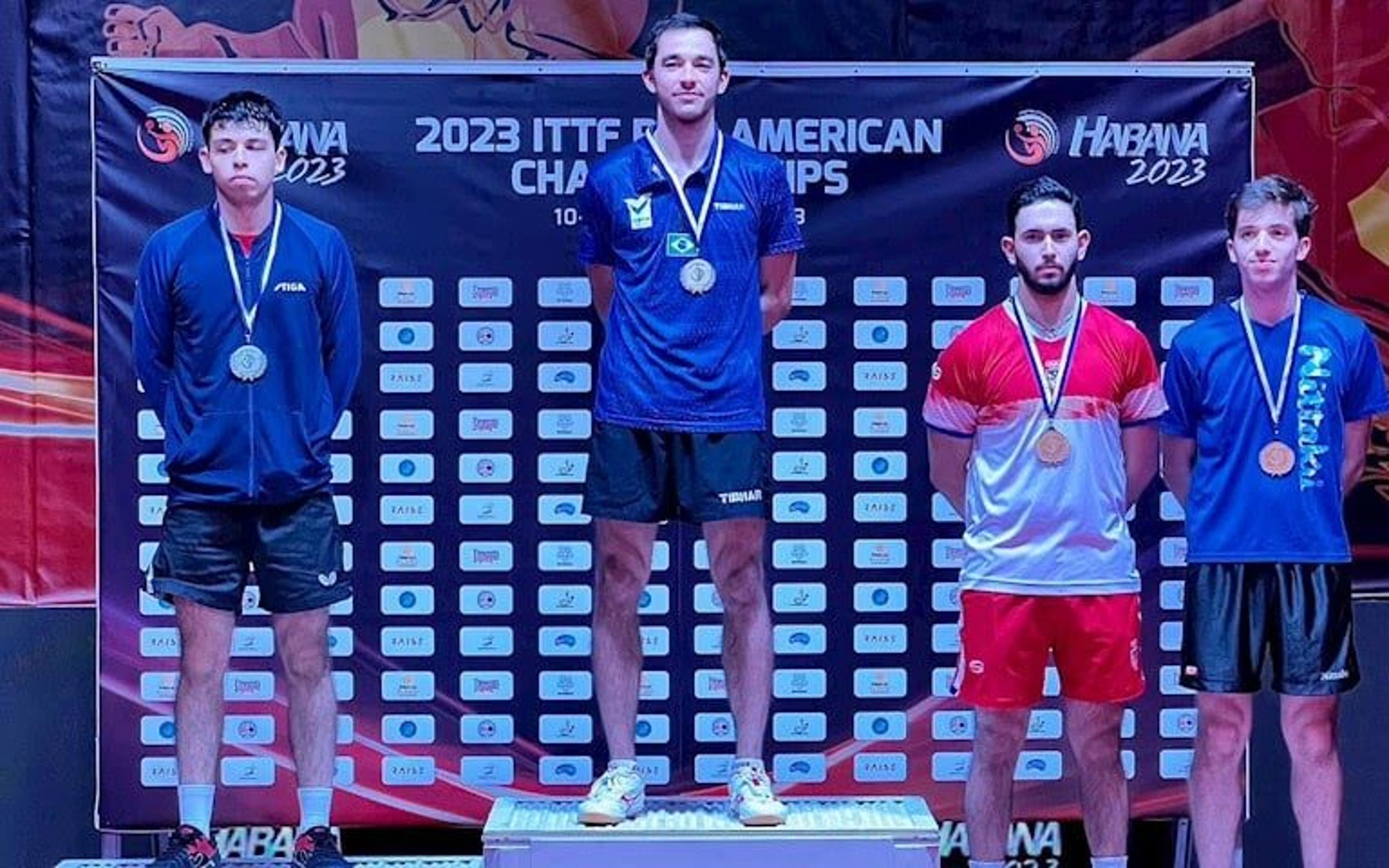 Hugo Calderano confirma favoritismo e fatura o ouro no Campeonato Pan-Americano de Tênis de Mesa