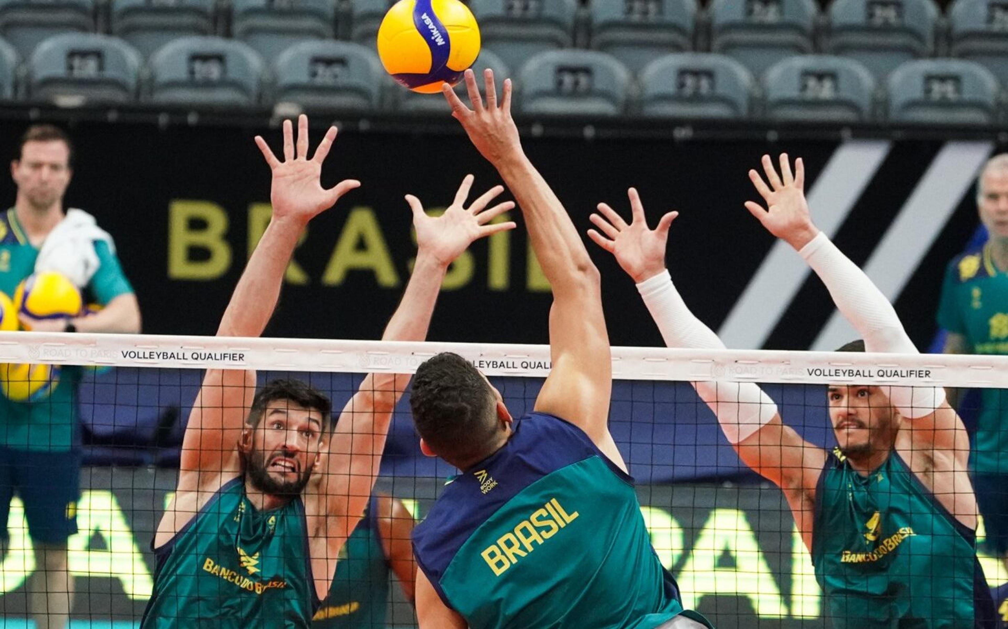 Brasil x Qatar no Pré-Olímpico de Vôlei Masculino: veja horário e onde assistir