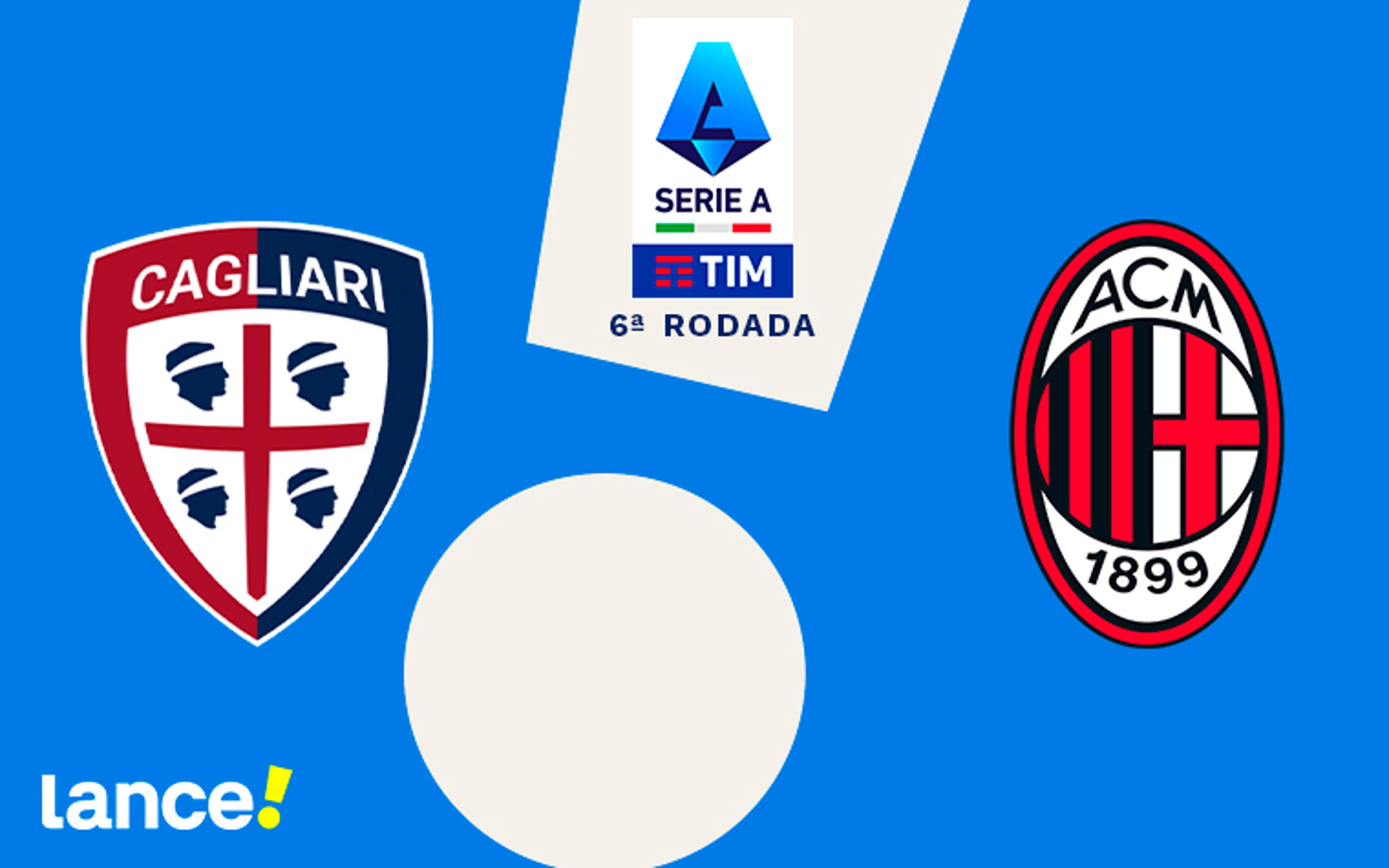 Cagliari x Milan: onde assistir e horário do jogo pelo Campeonato Italiano