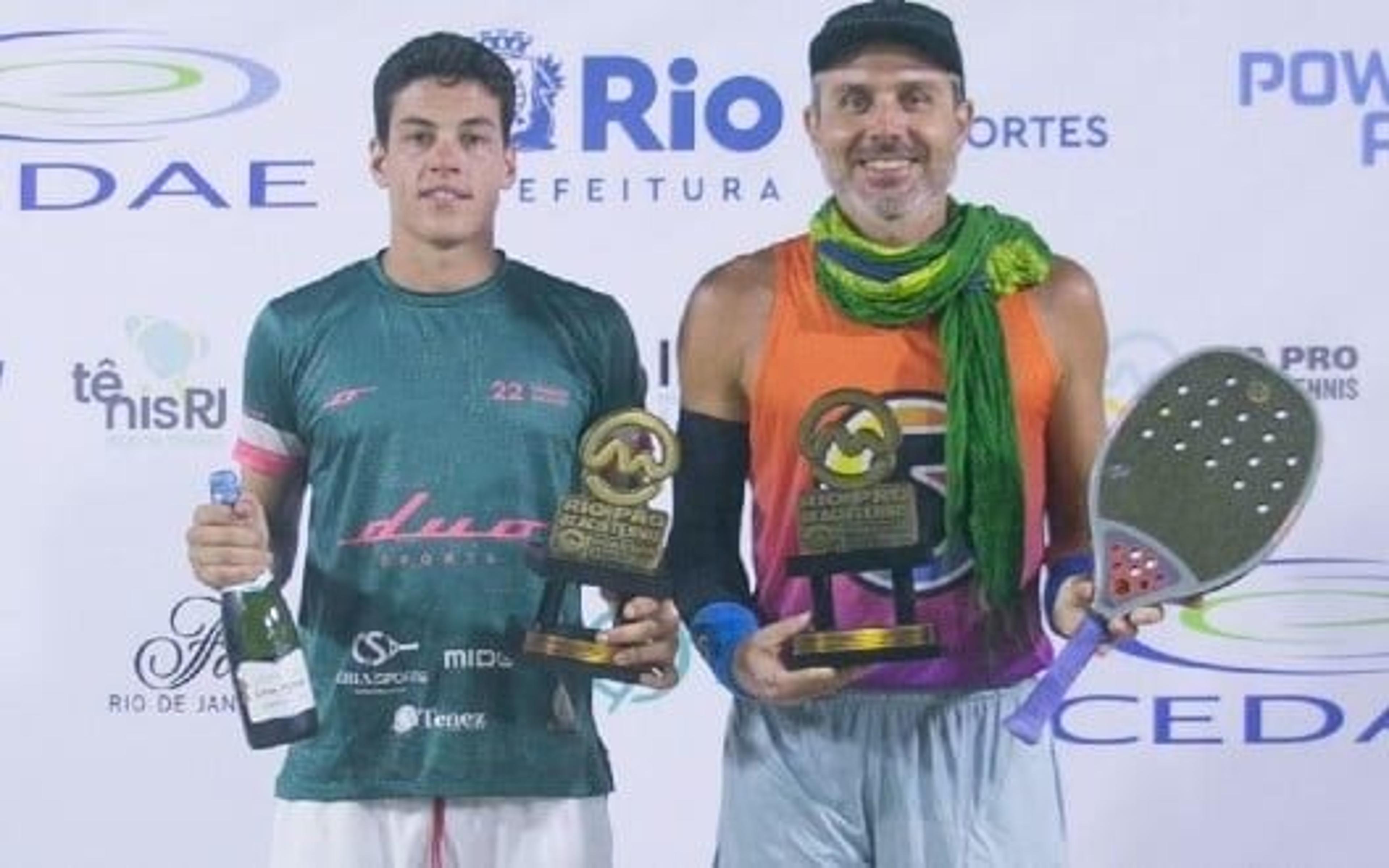 Alessandro Calbucci celebra conquista de torneio internacional no Rio de Janeiro