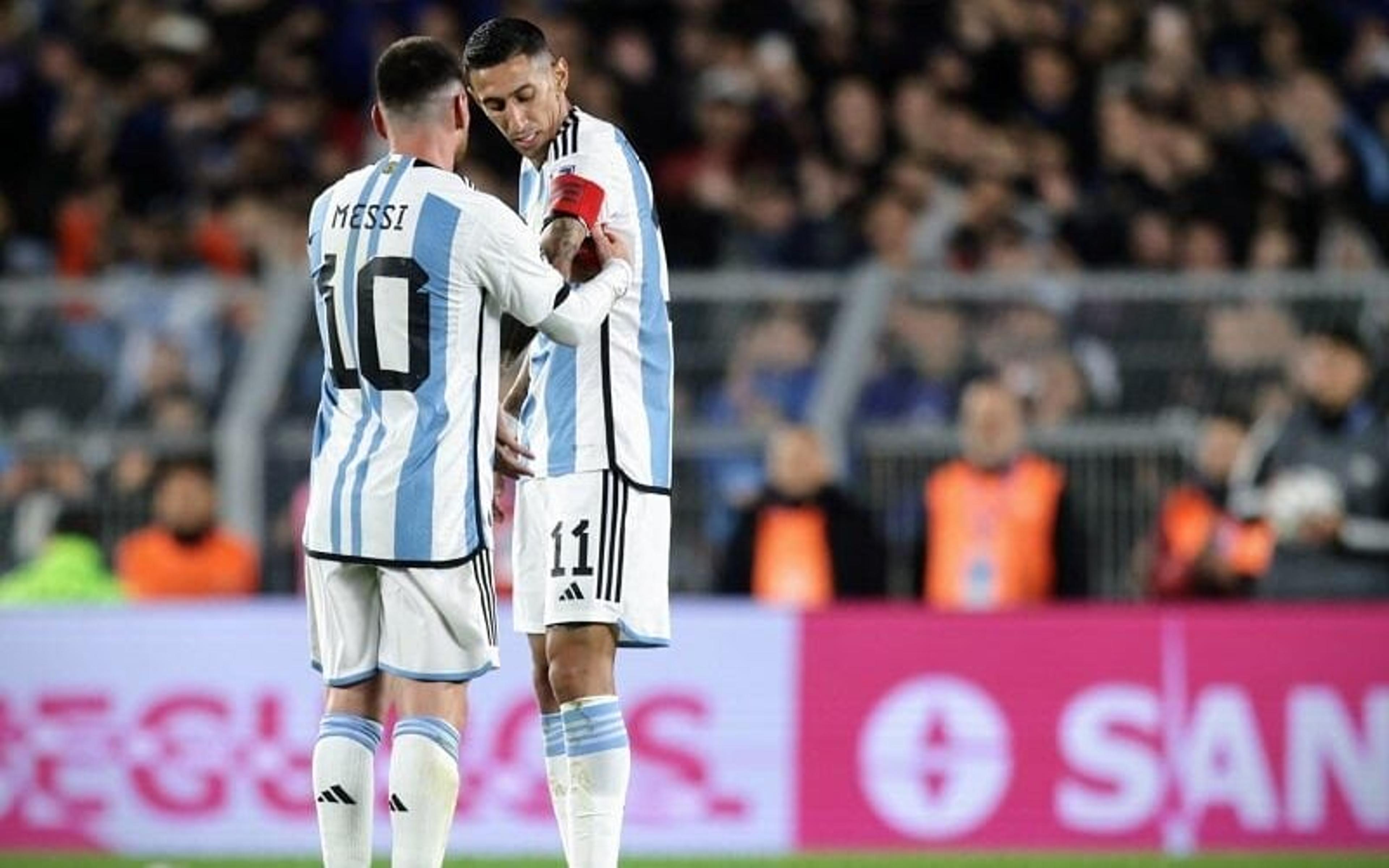 Di María se derrete em elogios a Messi: ‘Melhor da história’