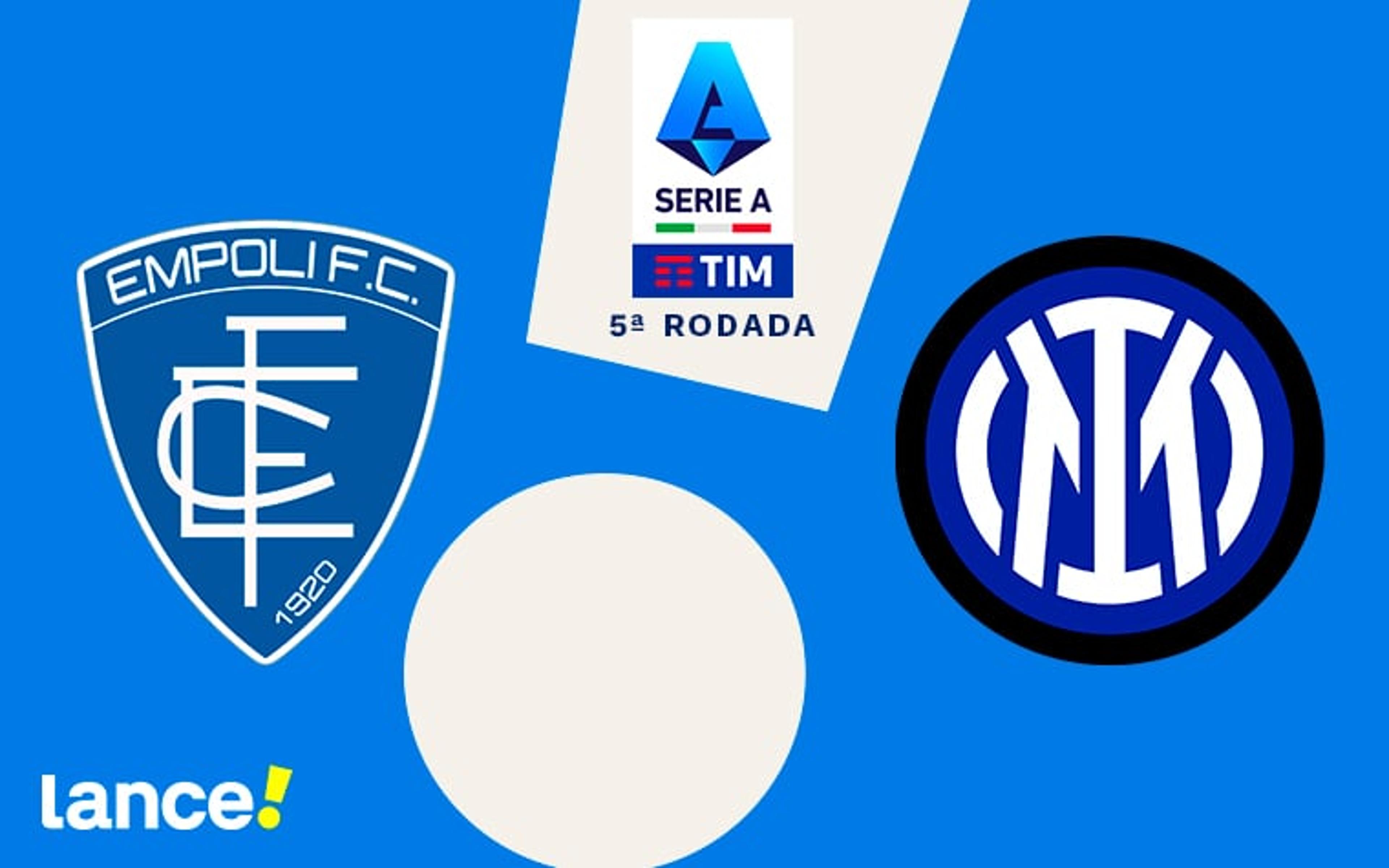 Empoli x Inter de Milão: onde assistir ao vivo e horário do jogo pelo Campeonato Italiano