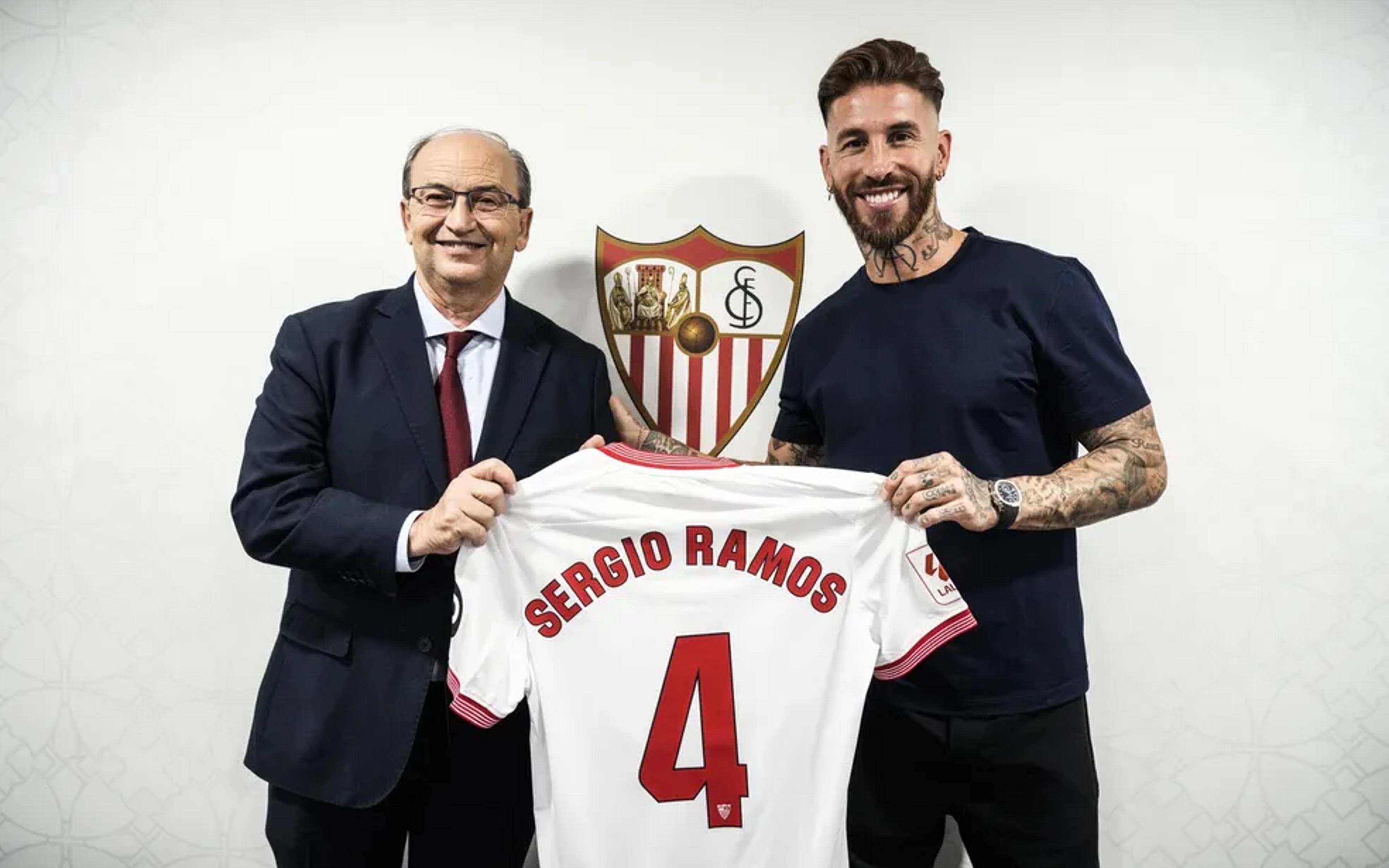 Ultras do Sevilla detonam contratação de Sergio Ramos: ‘Uma falta de respeito’