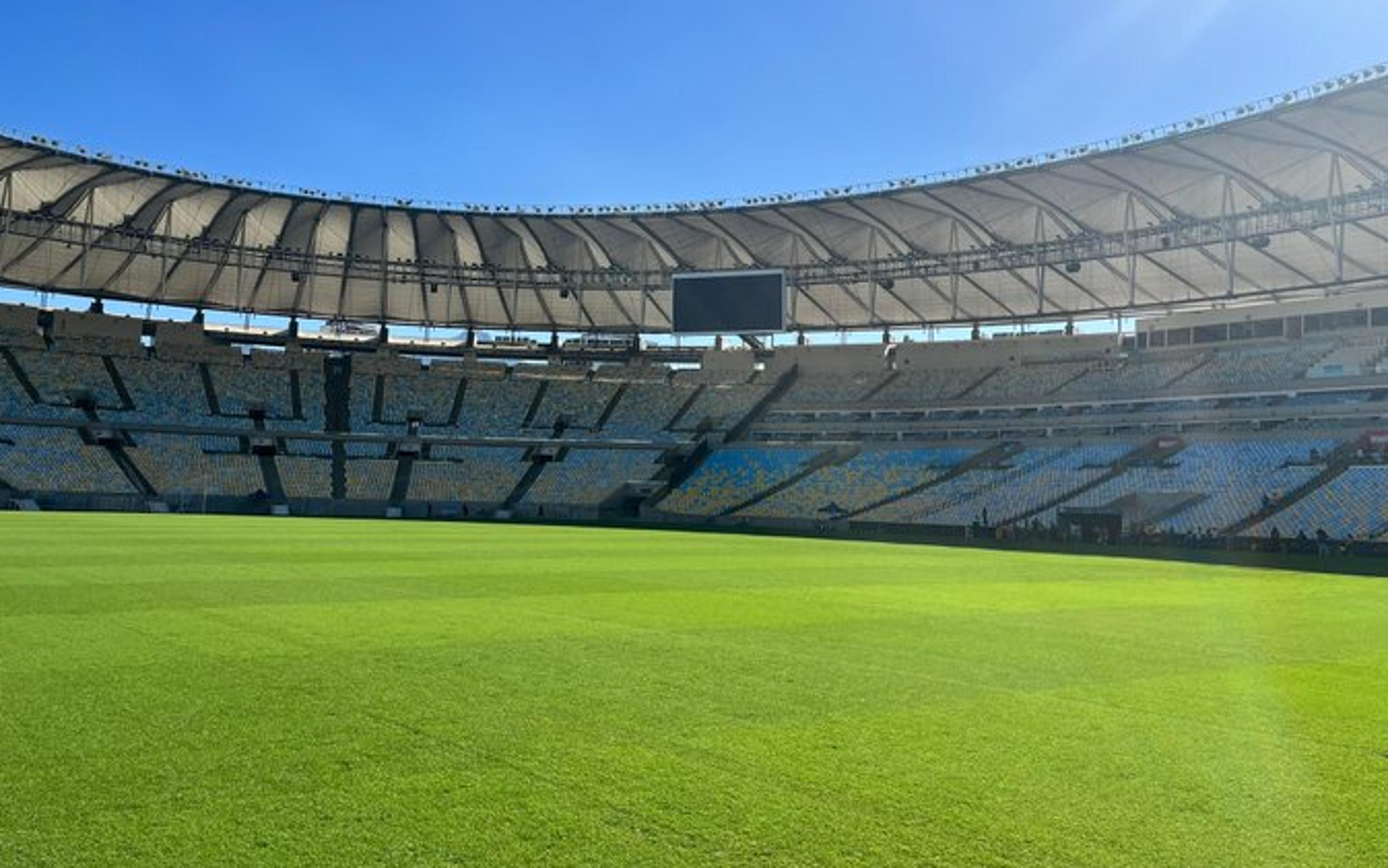 Gramado do Maracanã apresenta melhora para final da Copa do Brasil