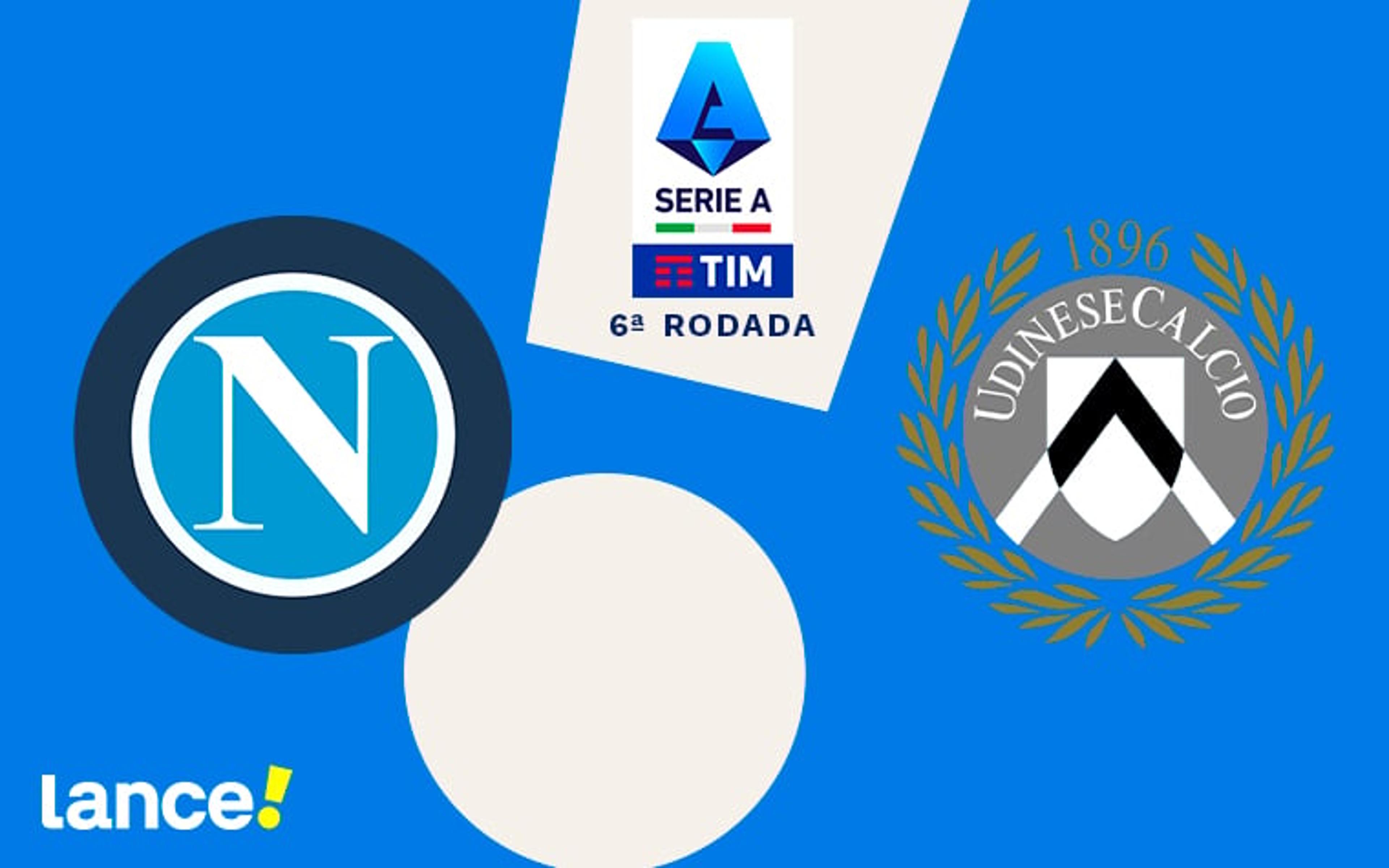 Napoli x Udinese: onde assistir e horário do jogo pelo Campeonato Italiano