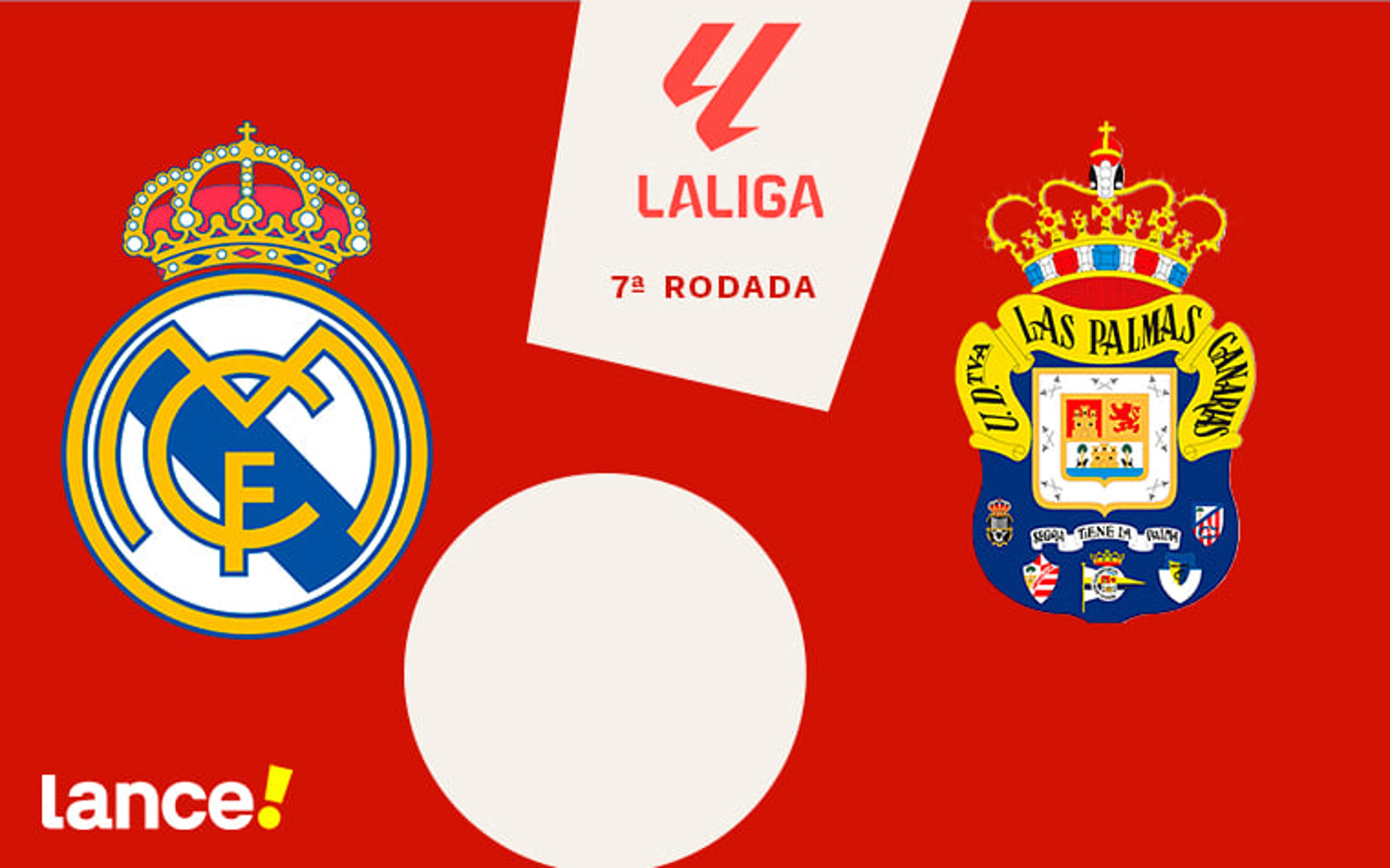 Real Madrid x Las Palmas: onde assistir, horário e escalações do jogo pela La Liga