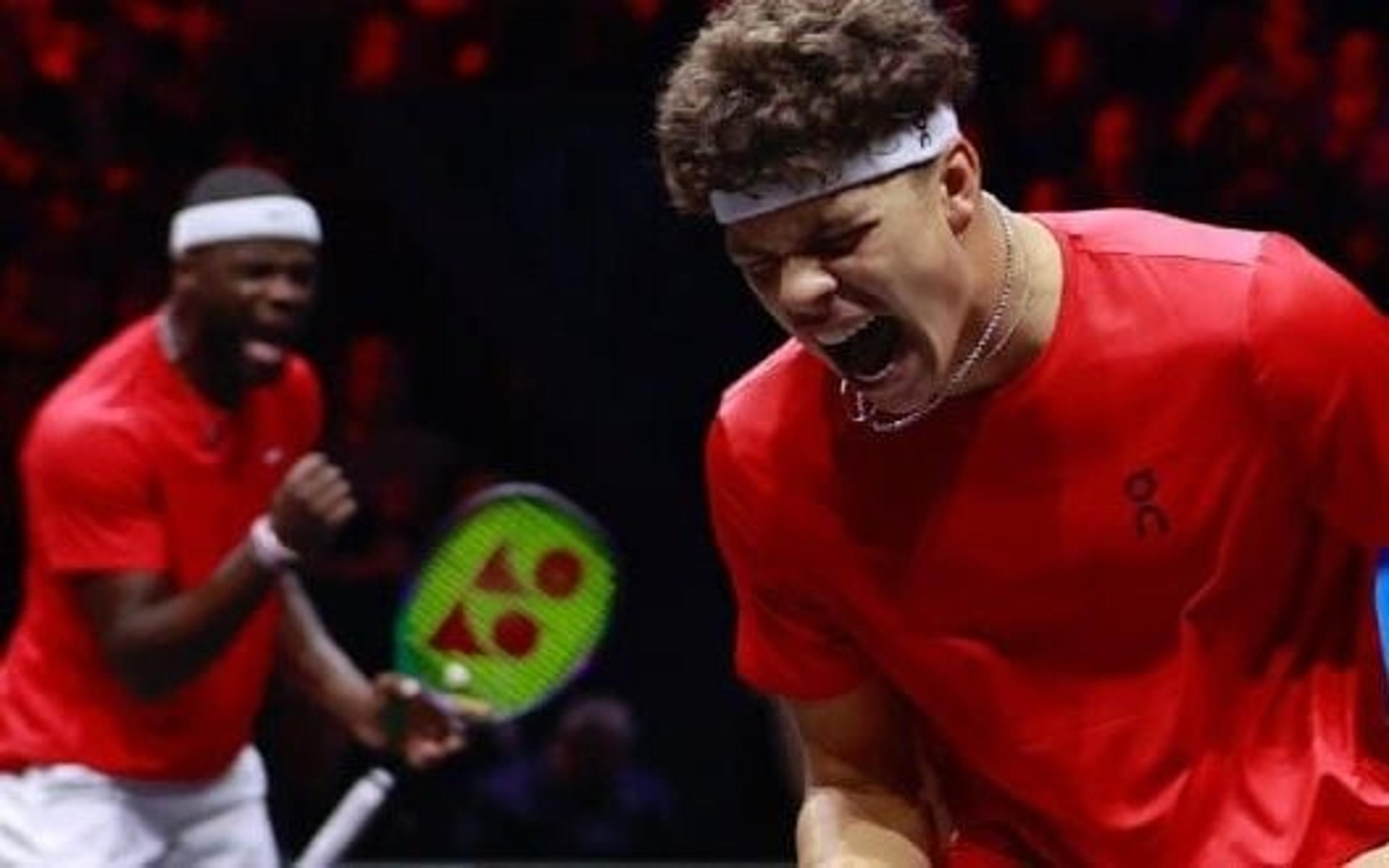 Shelton e Tiafoe dão título da Laver Cup para o Time Mundo