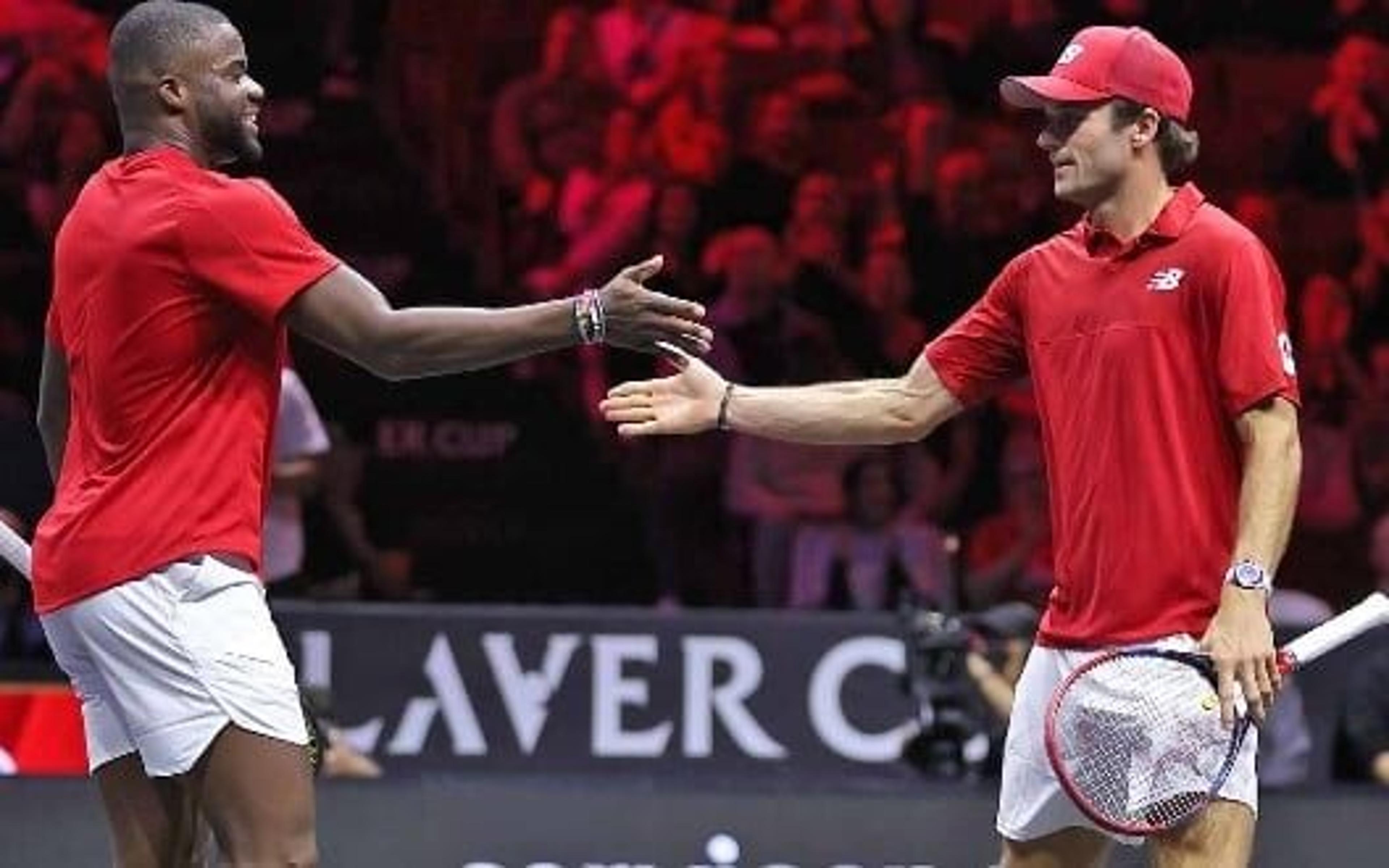 Time Mundo tem início perfeito na Laver Cup com vitórias de Aliassime e Tiafoe/Paul