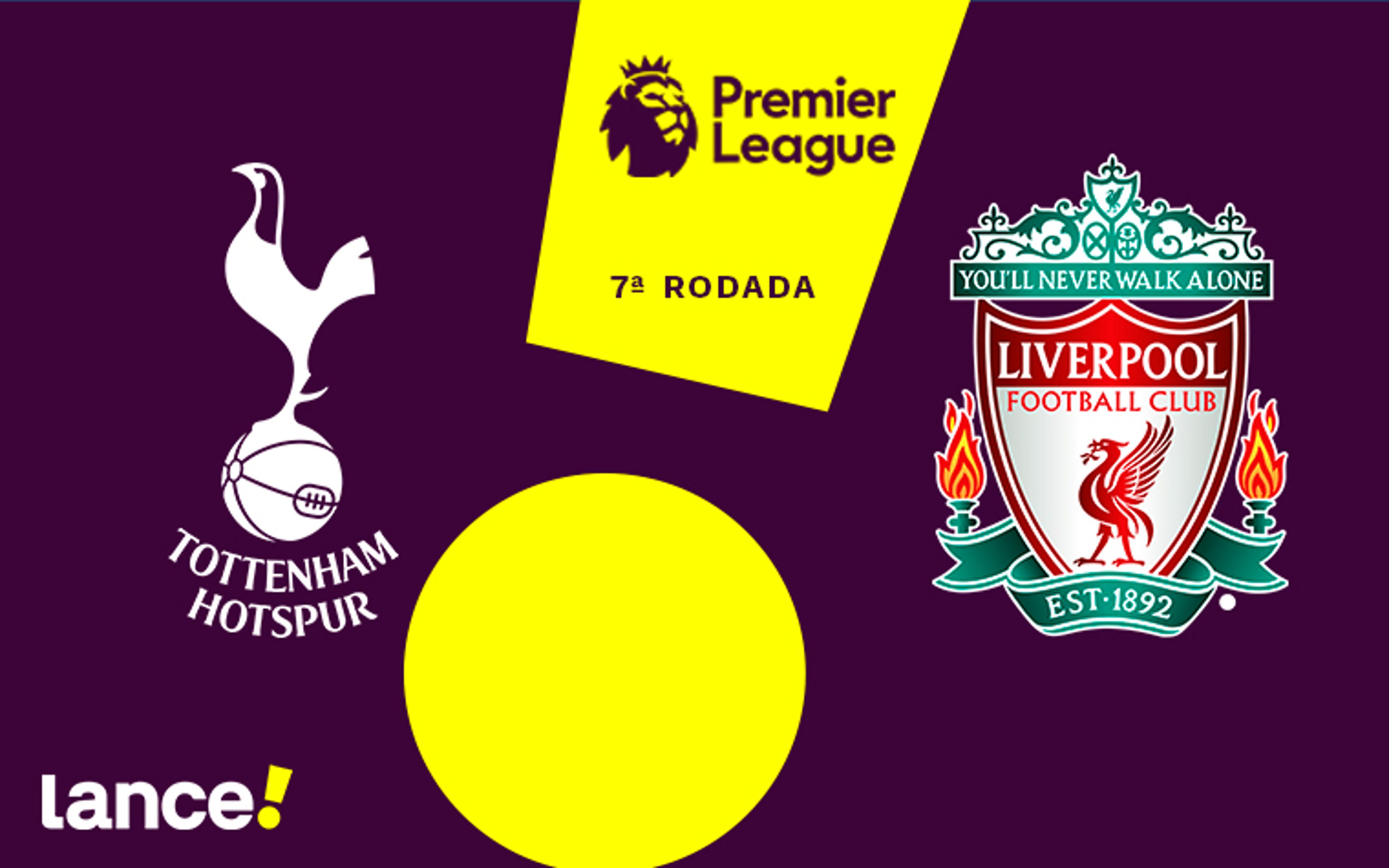 Tottenham x Liverpool: onde assistir ao vivo e horário do jogo pela Premier League