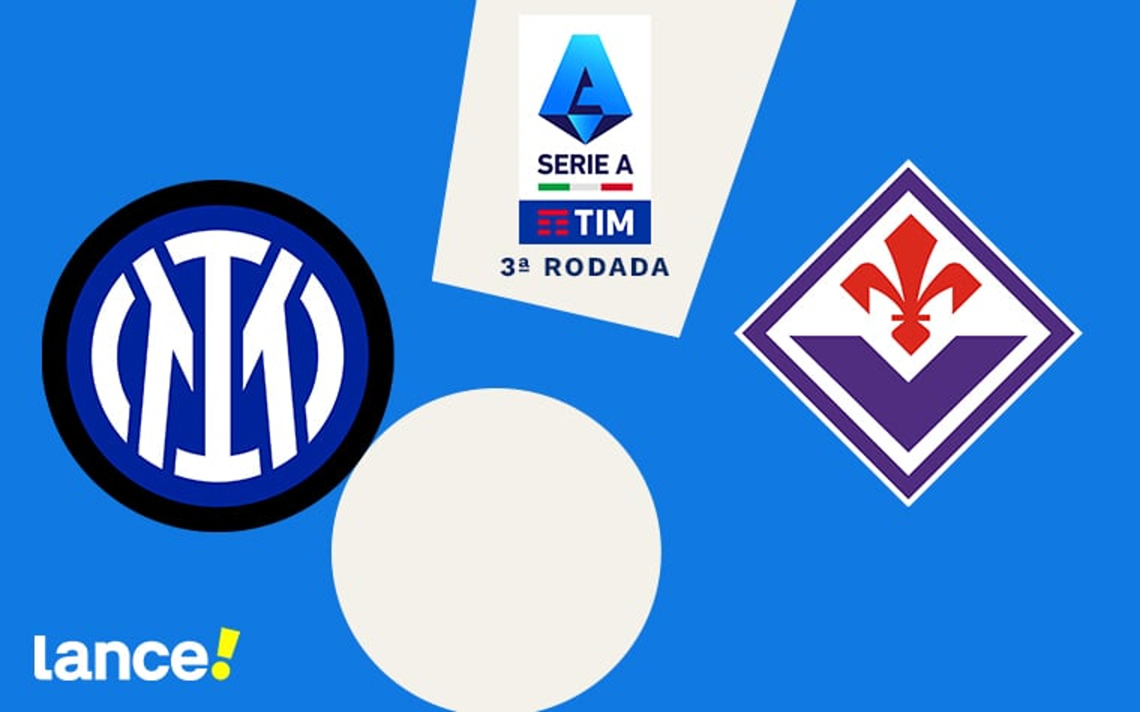 Inter de Milão x Fiorentina: onde assistir, horário e prováveis escalações do jogo pelo Campeonato Italiano