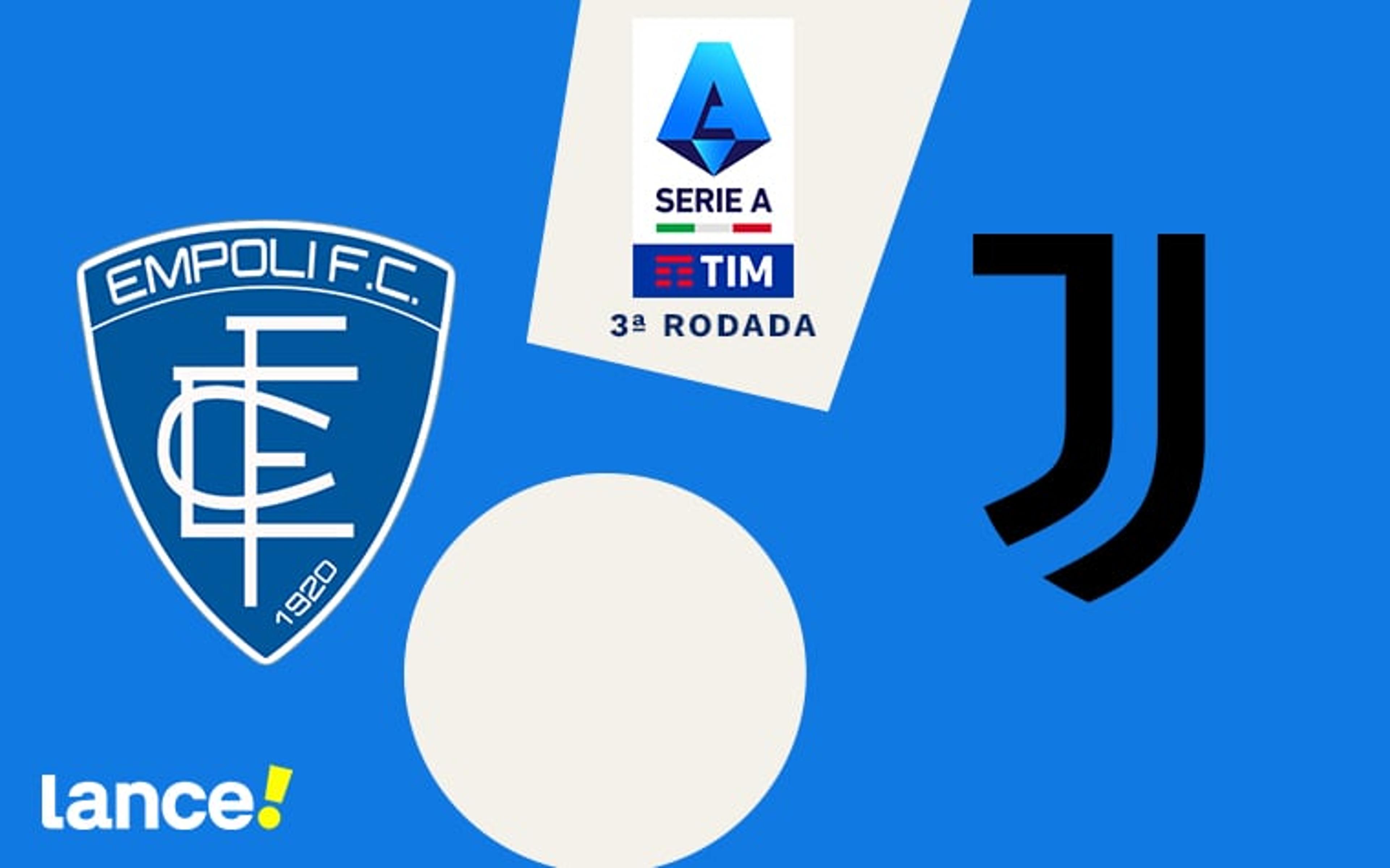 Empoli x Juventus: onde assistir, horário e prováveis escalações do jogo pelo Campeonato Italiano 