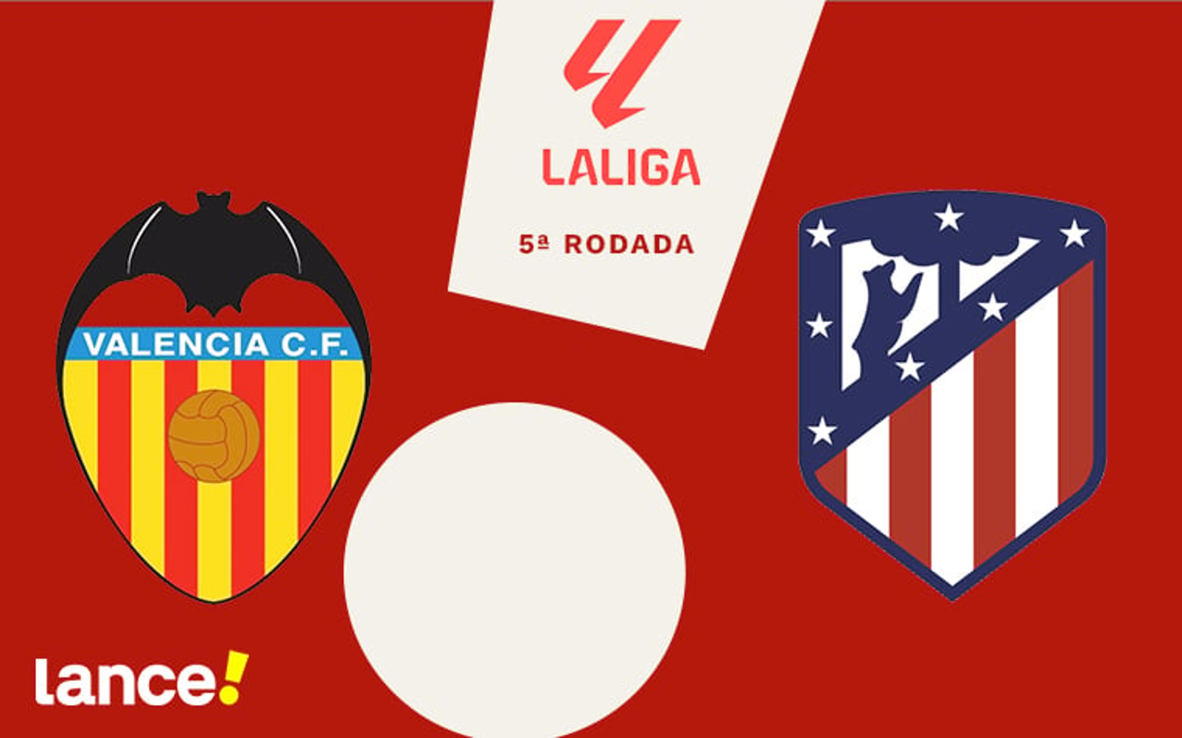 Valencia x Atlético de Madrid: onde assistir ao vivo, horário e escalações do jogo pelo Campeonato Espanhol