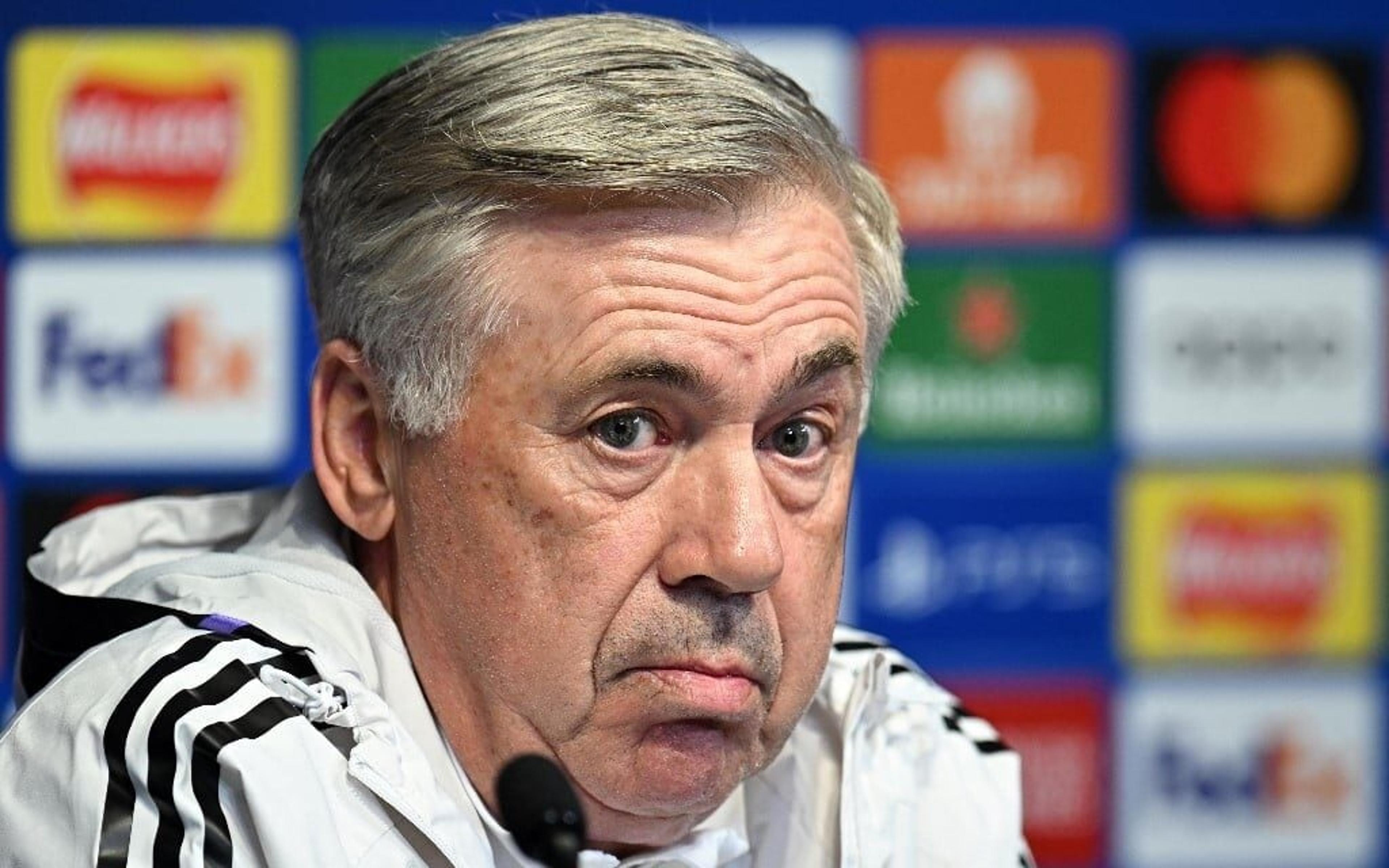 Carlo Ancelotti volta a negar qualquer vínculo com a Seleção Brasileira: ‘Estou feliz no Real Madrid’