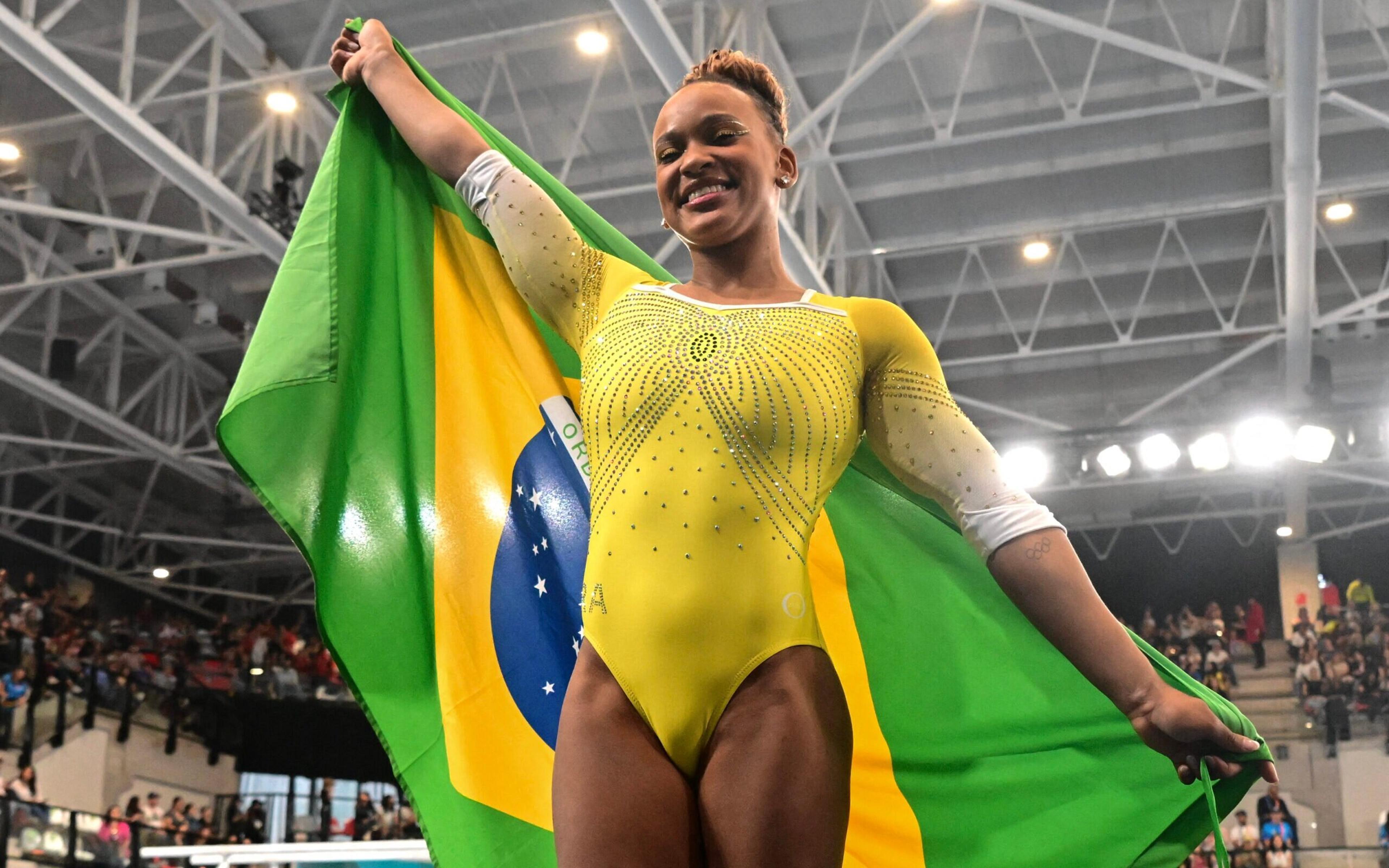 Rebeca Andrade conquista medalha de ouro no Pan com salto histórico