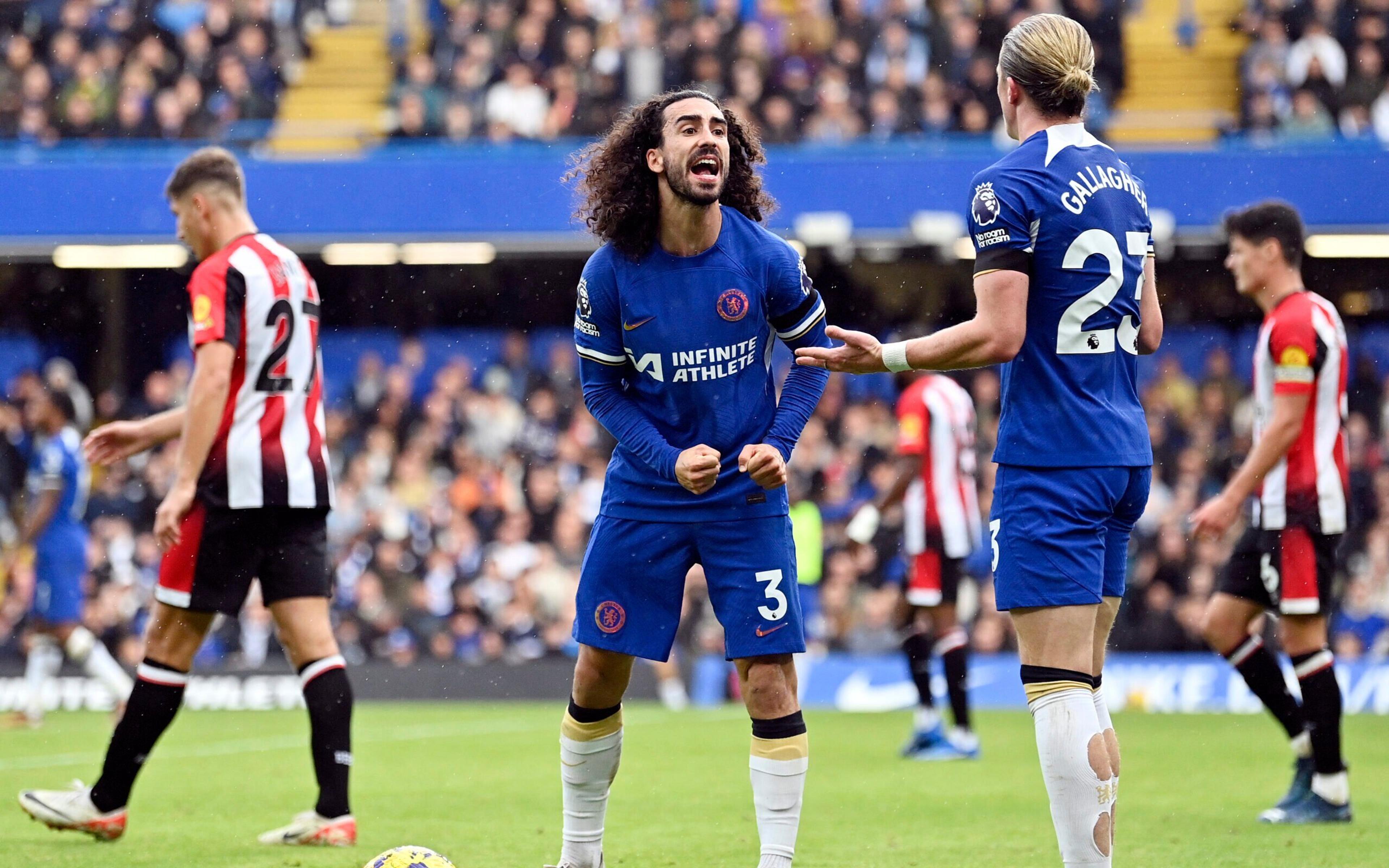 Na estreia de Deivid Washinghton, Chelsea é derrotado em casa pelo Brentford e volta a perder na Premier League