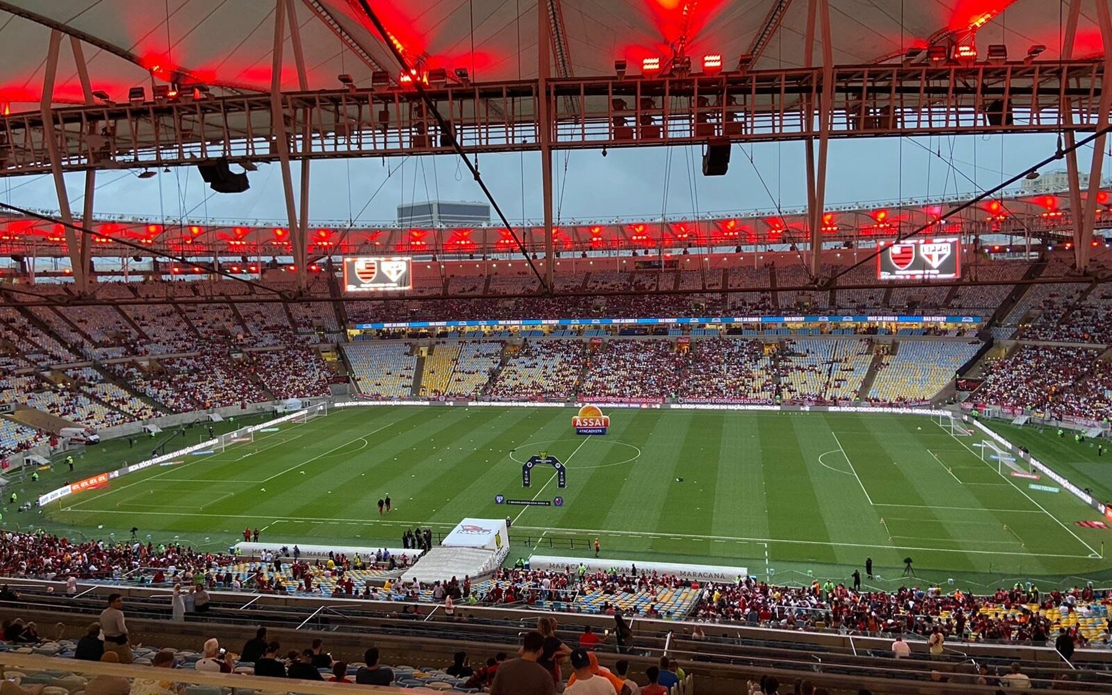 Conmebol rejeita pedido do Flamengo para mandar jogo contra o Bragantino no Maracanã