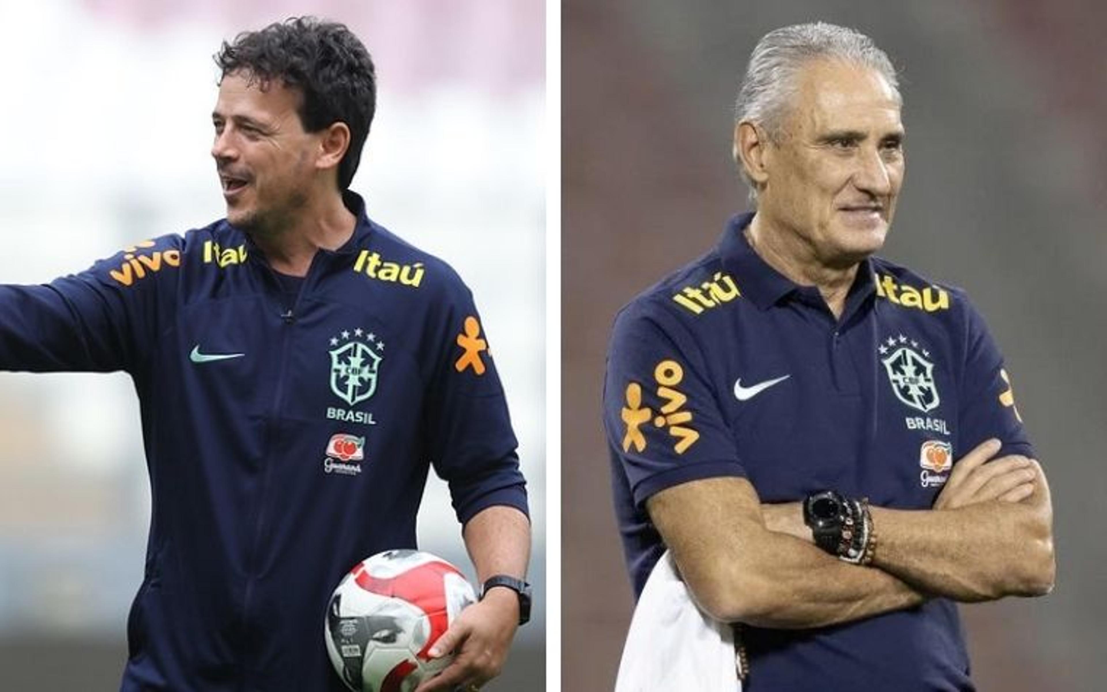 Da água para o vinho? Veja as diferenças entre os estilos de jogo de Diniz e Tite na Seleção Brasileira