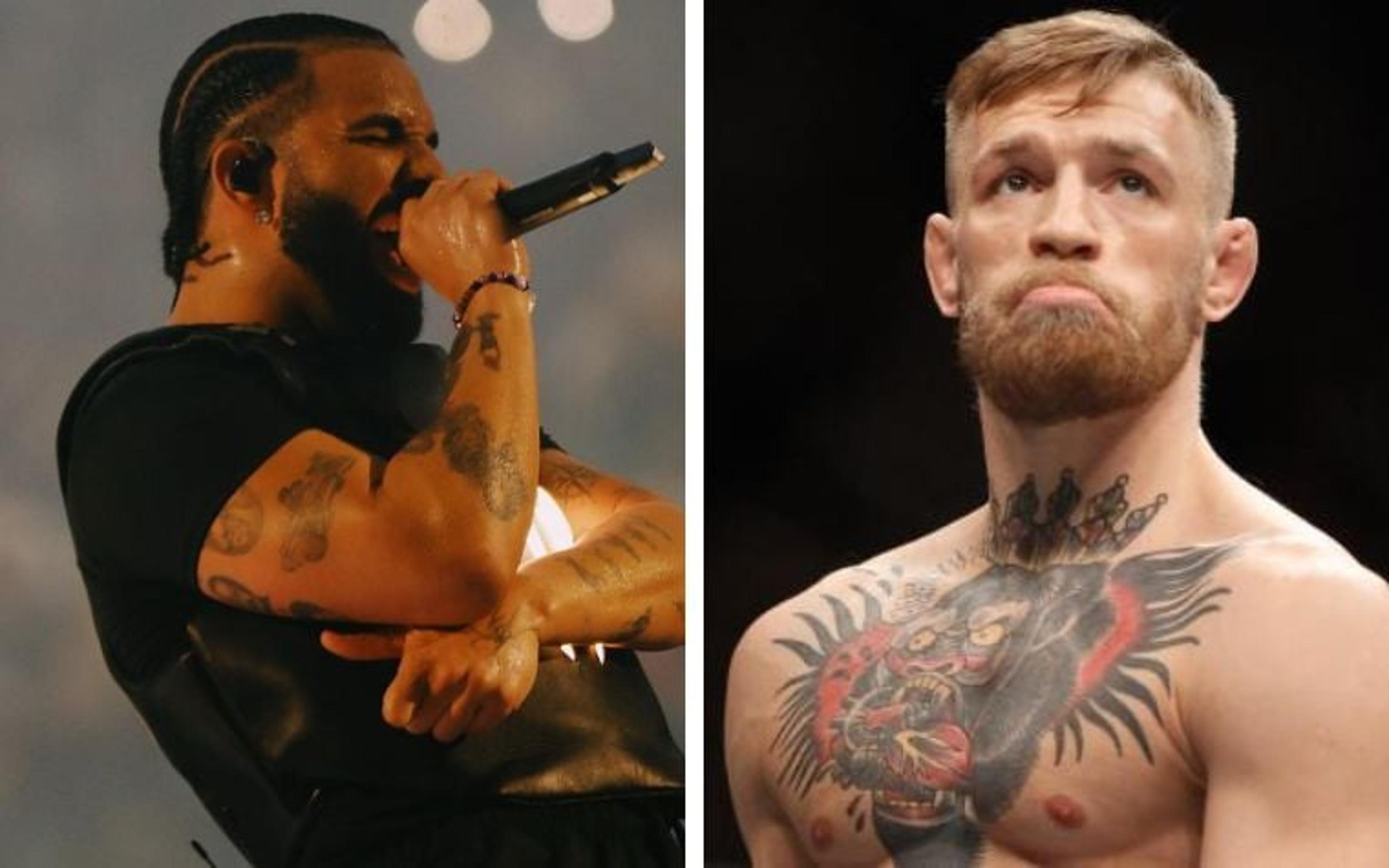 Drake faz aposta milionária em luta de Logan Paul e Dillon Danis; McGregor rebate cantor