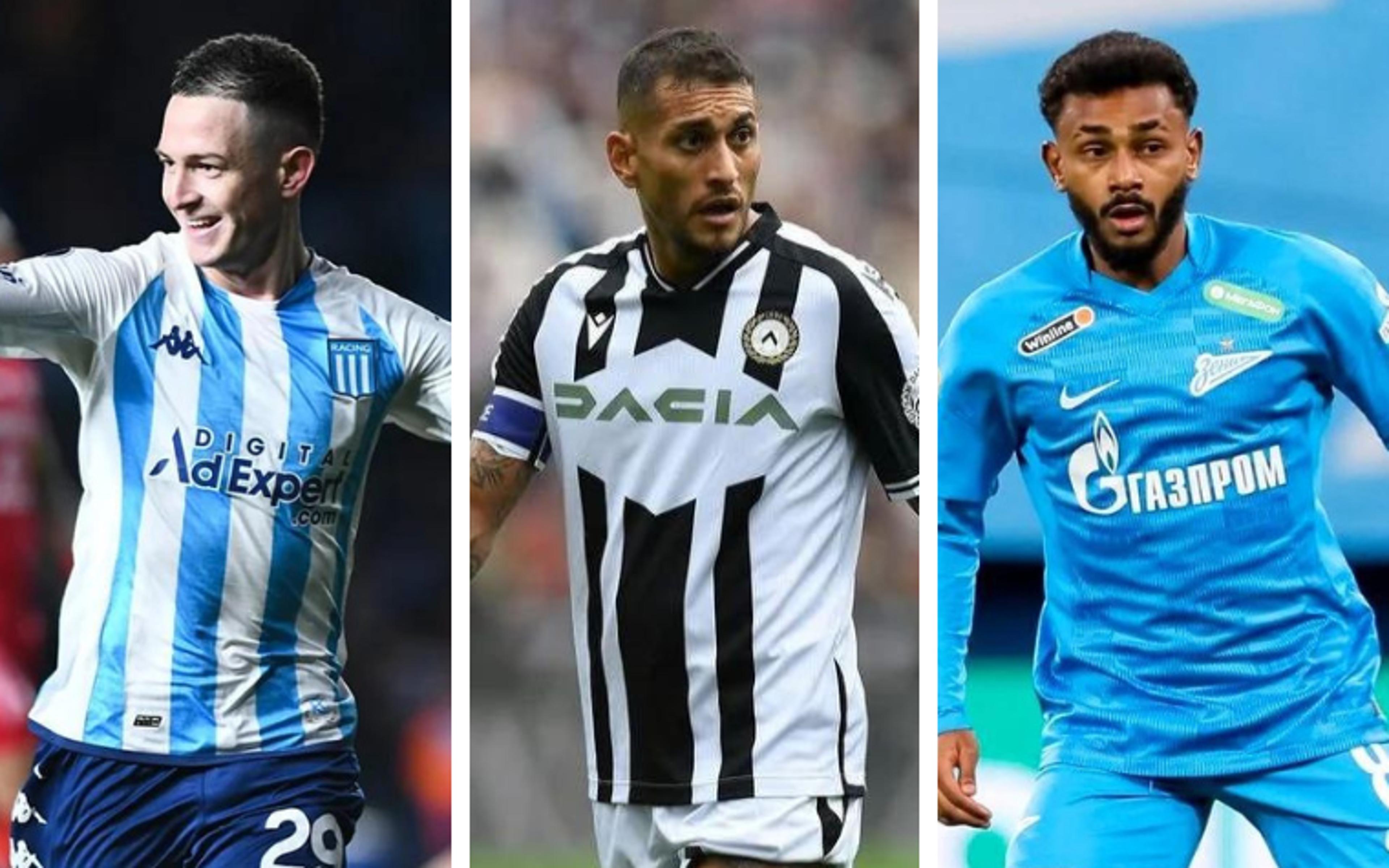 Moreno, Pereyra, Wendel… Como estão os jogadores que o Palmeiras tentou no mercado