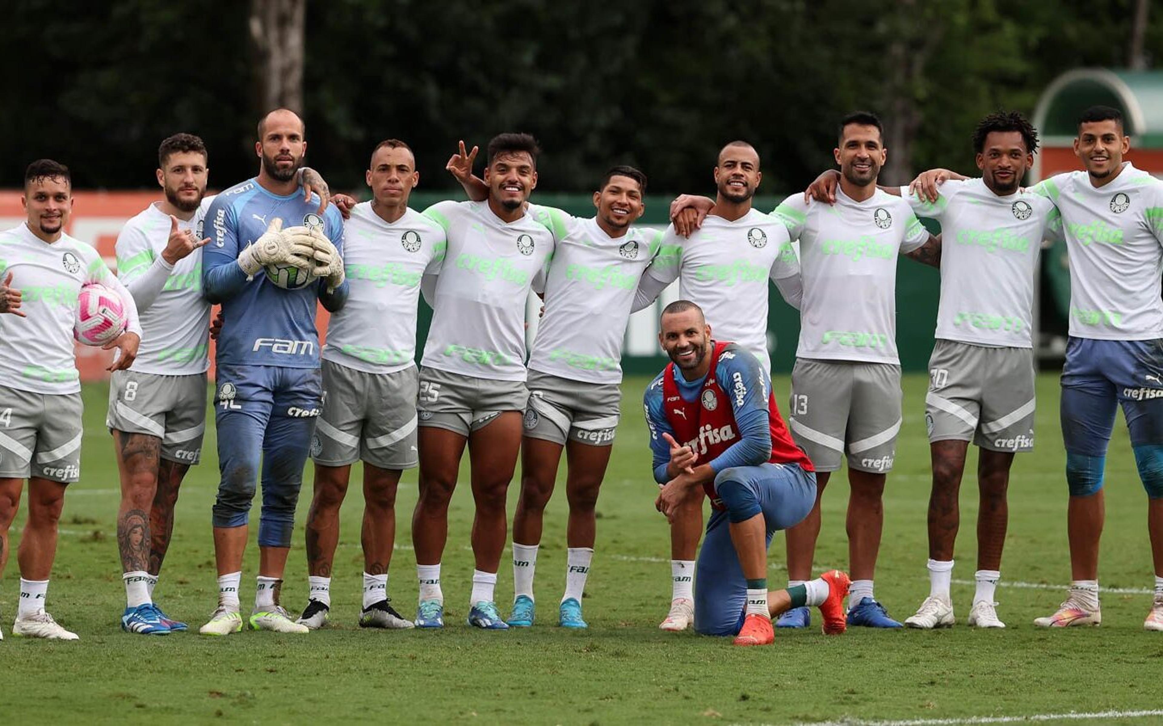 Com retorno de selecionáveis, Palmeiras fecha preparação para pegar o Atlético-MG