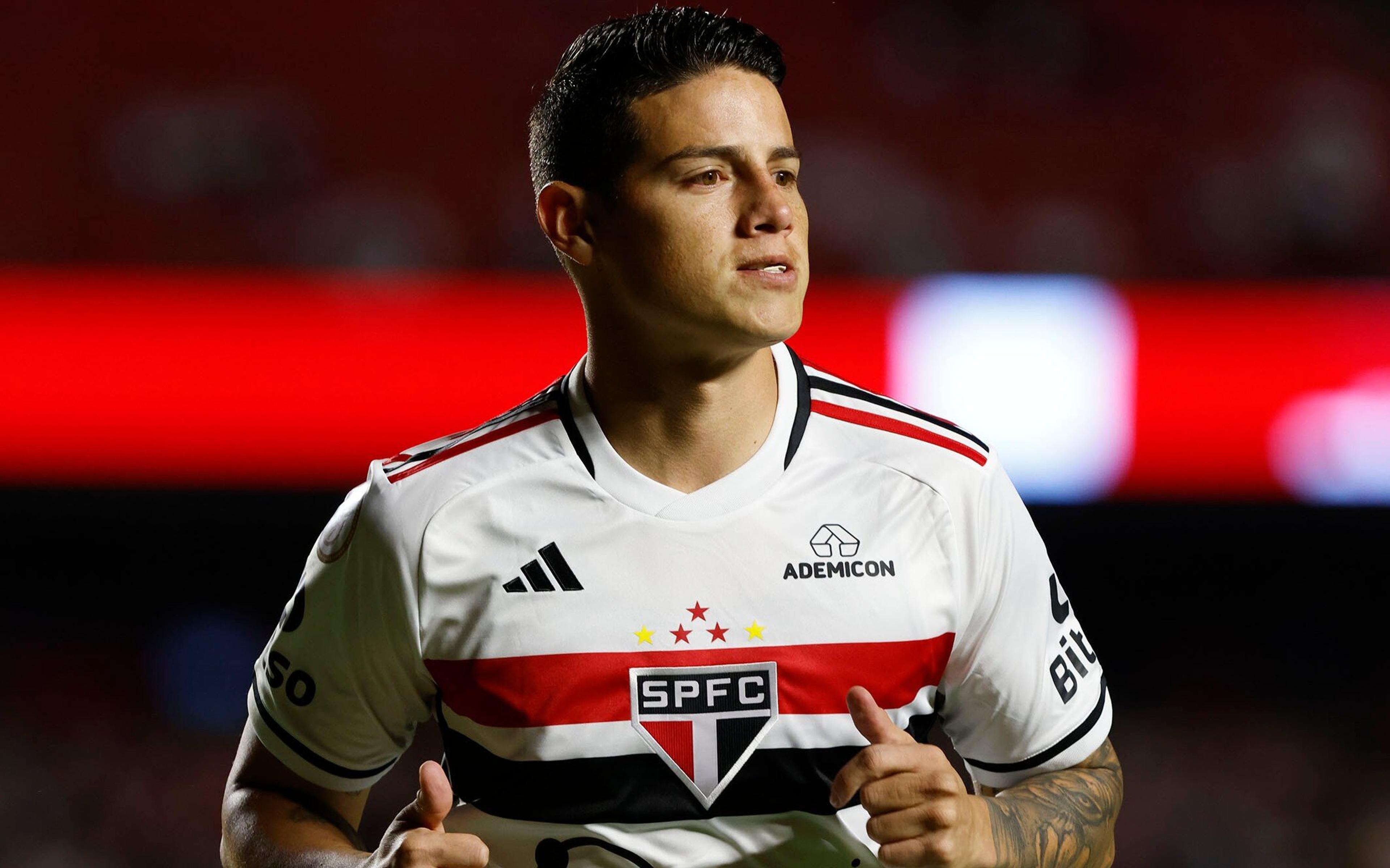 James Rodríguez cumpre expectativa, mas São Paulo acredita em evolução ainda maior