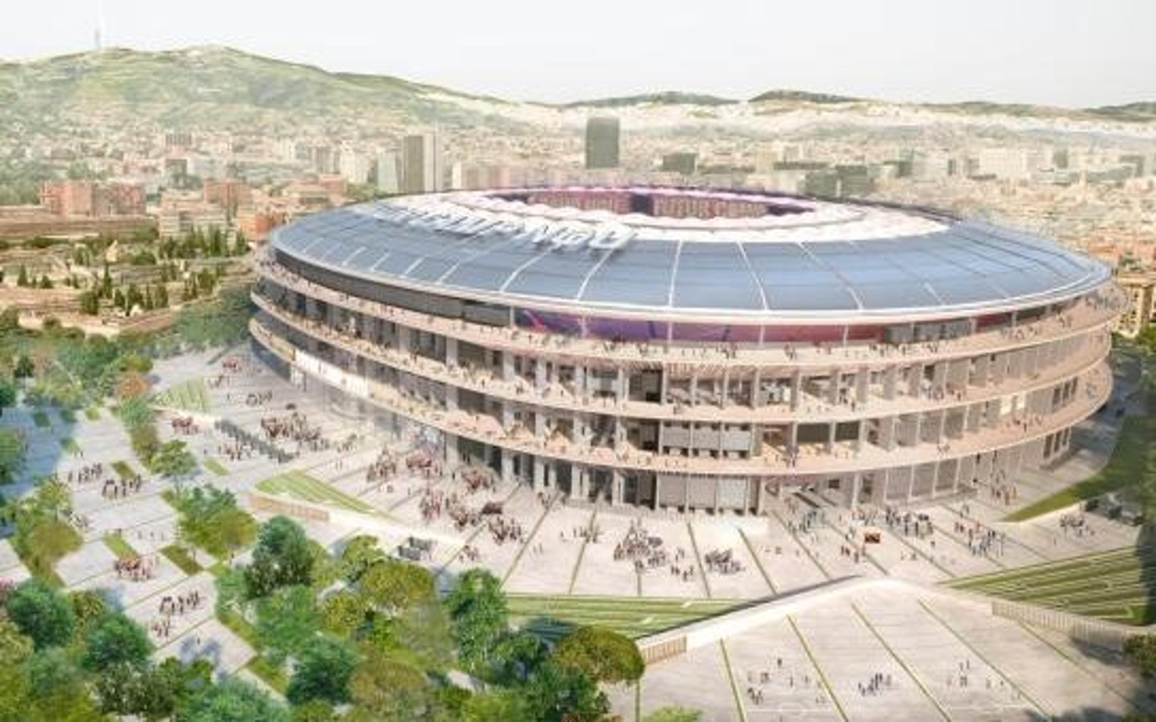 Barcelona divulga imagens inéditas do novo Camp Nou; confira