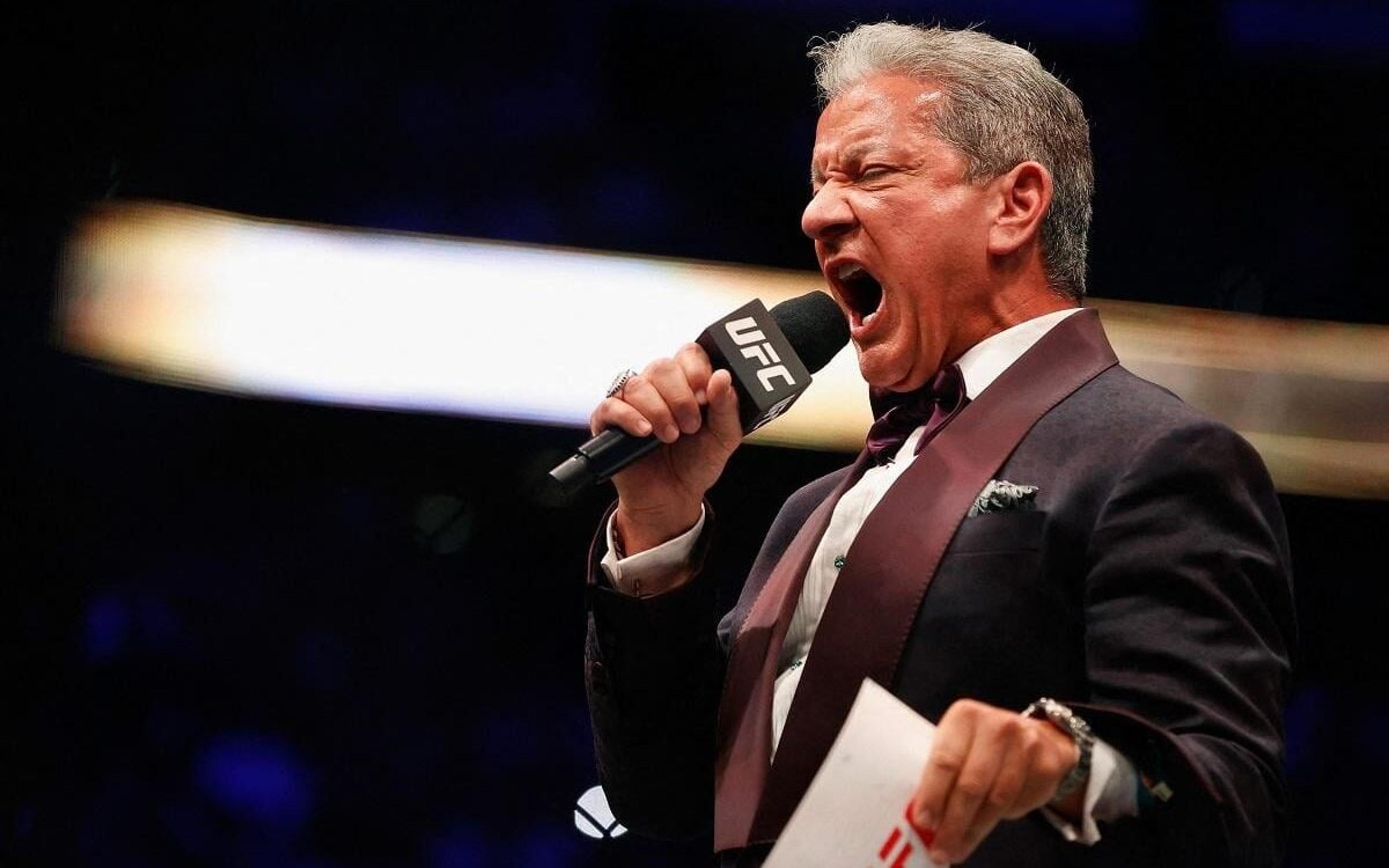 Qual é o salário de Bruce Buffer, apresentador do UFC?