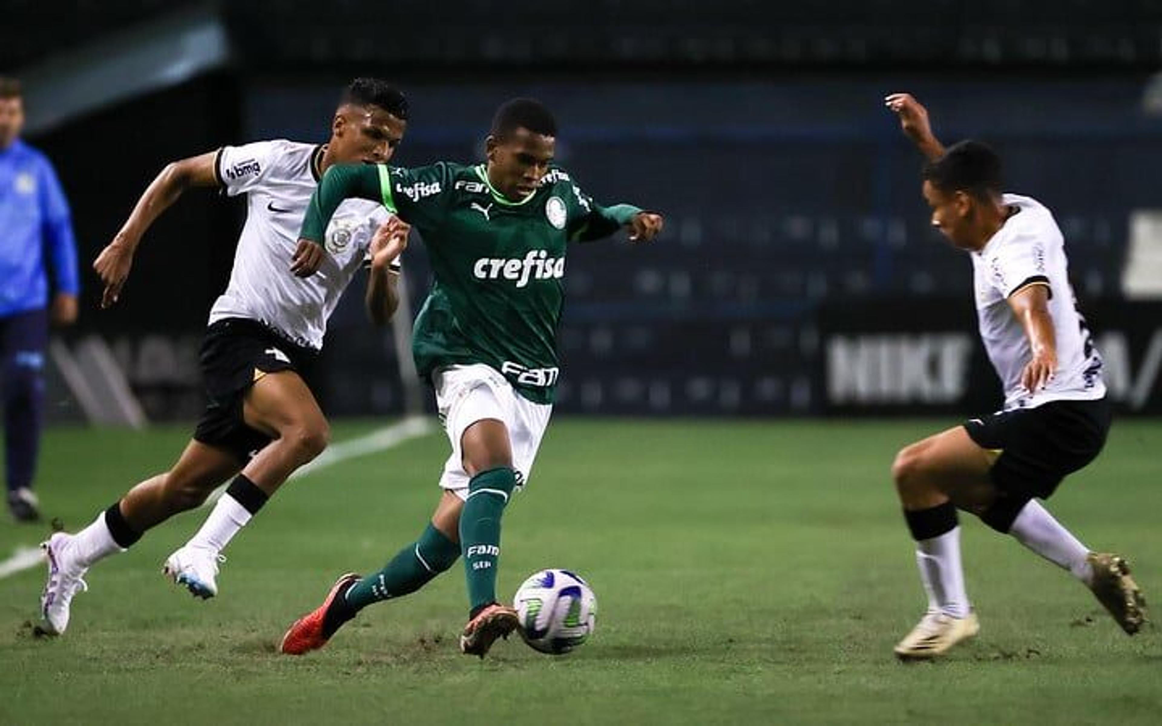 Estevão marca, Palmeiras vence o Corinthians e avança à final do Brasileirão Sub-17