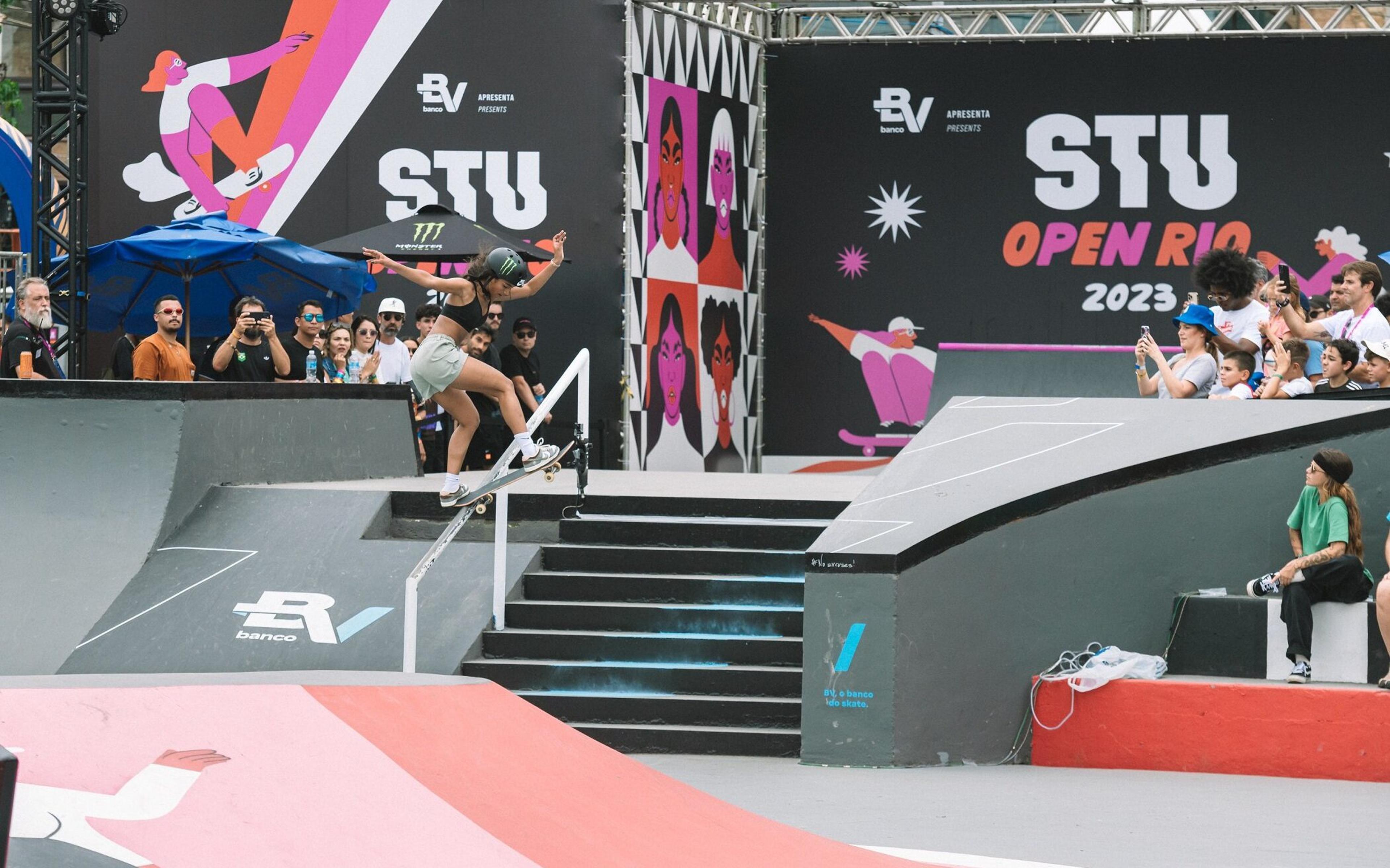 Na Praça Duó, Rayssa Leal conquista o tricampeonato do STU Open Rio no Street