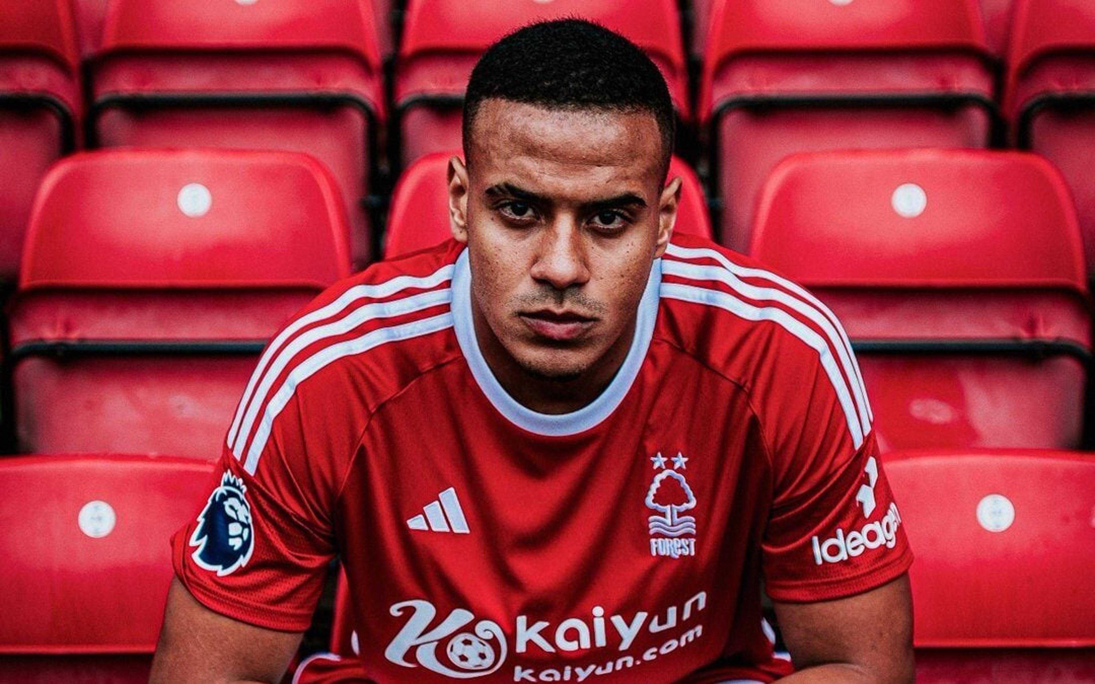 Sem moral? Murillo estreia no Nottingham Forest com nome errado em camisa