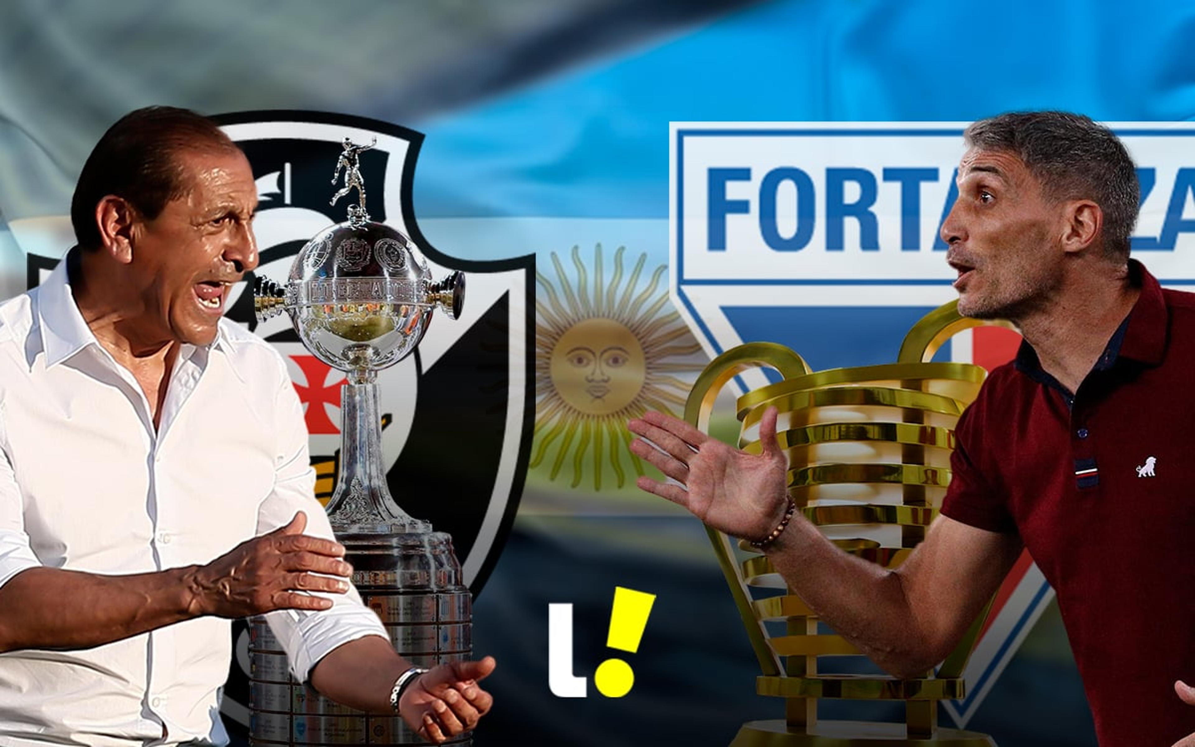 Vasco x Fortaleza: Ramón Díaz e Vojvoda protagonizam duelo entre a velha e a nova escola de técnicos argentinos