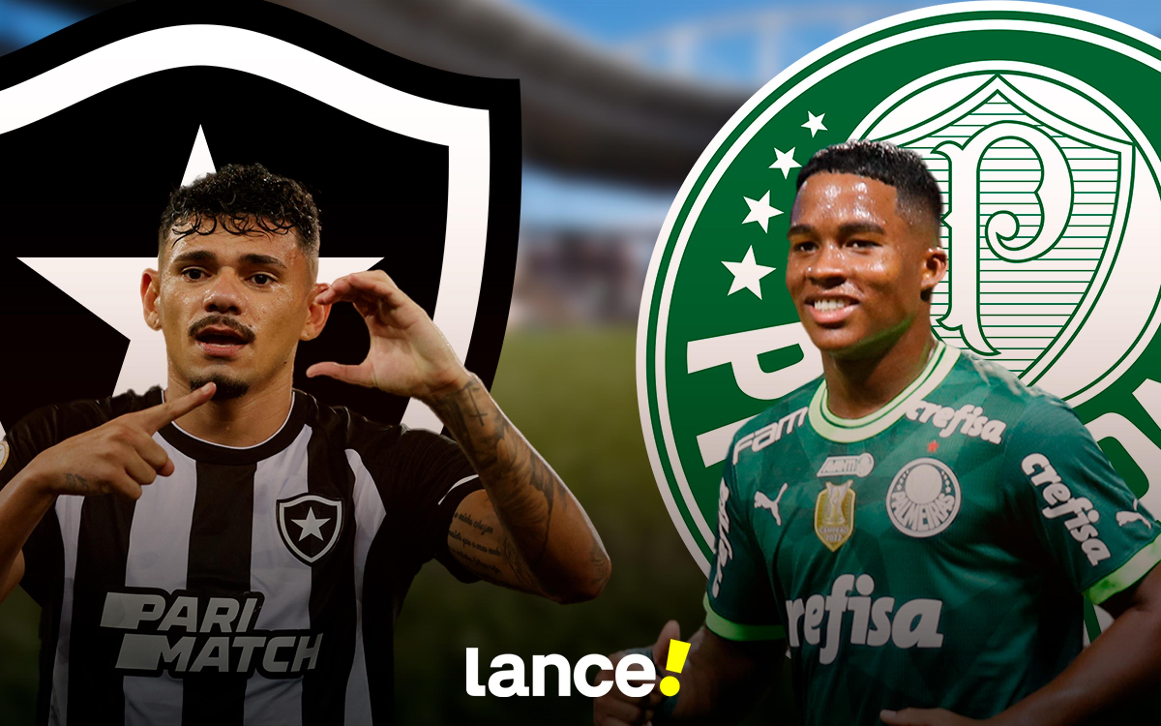 Tiquinho Soares x Endrick: atacantes de gerações diferentes chegam à ‘decisão’ como trunfos de Botafogo e Palmeiras