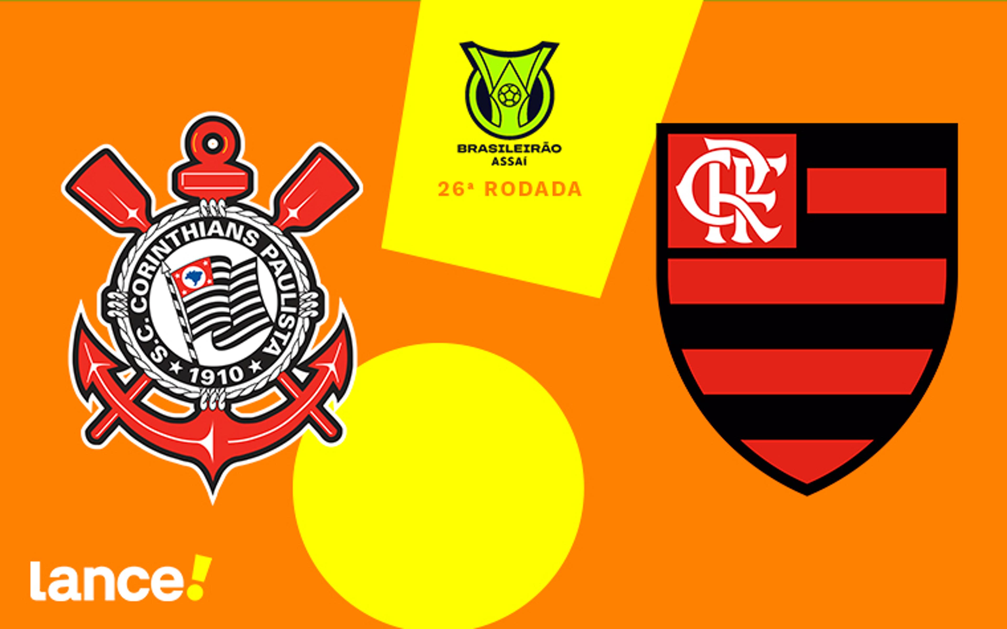 Jogo de Corinthians x Flamengo hoje: onde assistir e que horas vai ser a partida