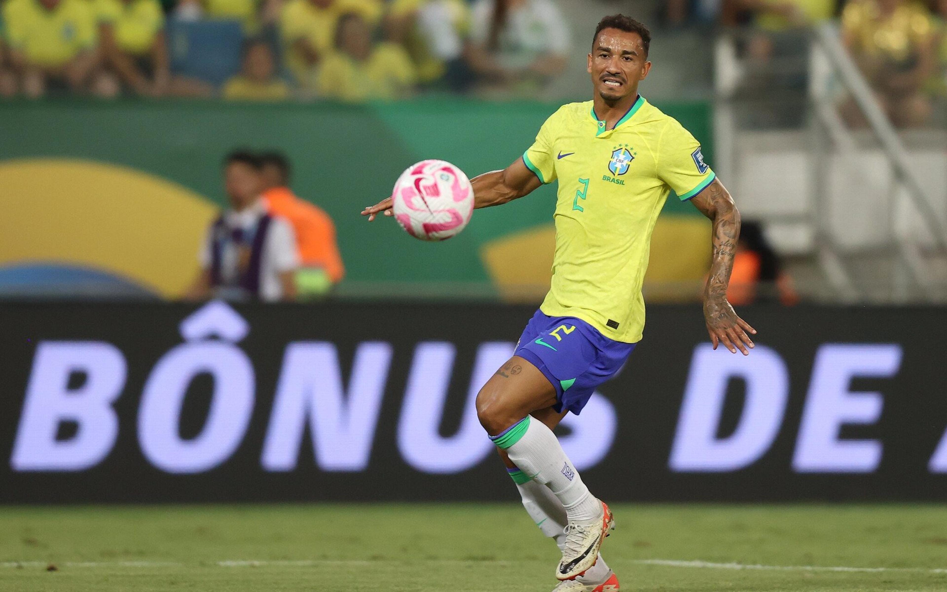 Seleção Brasileira convoca substituto para Danilo, lesionado contra a Venezuela