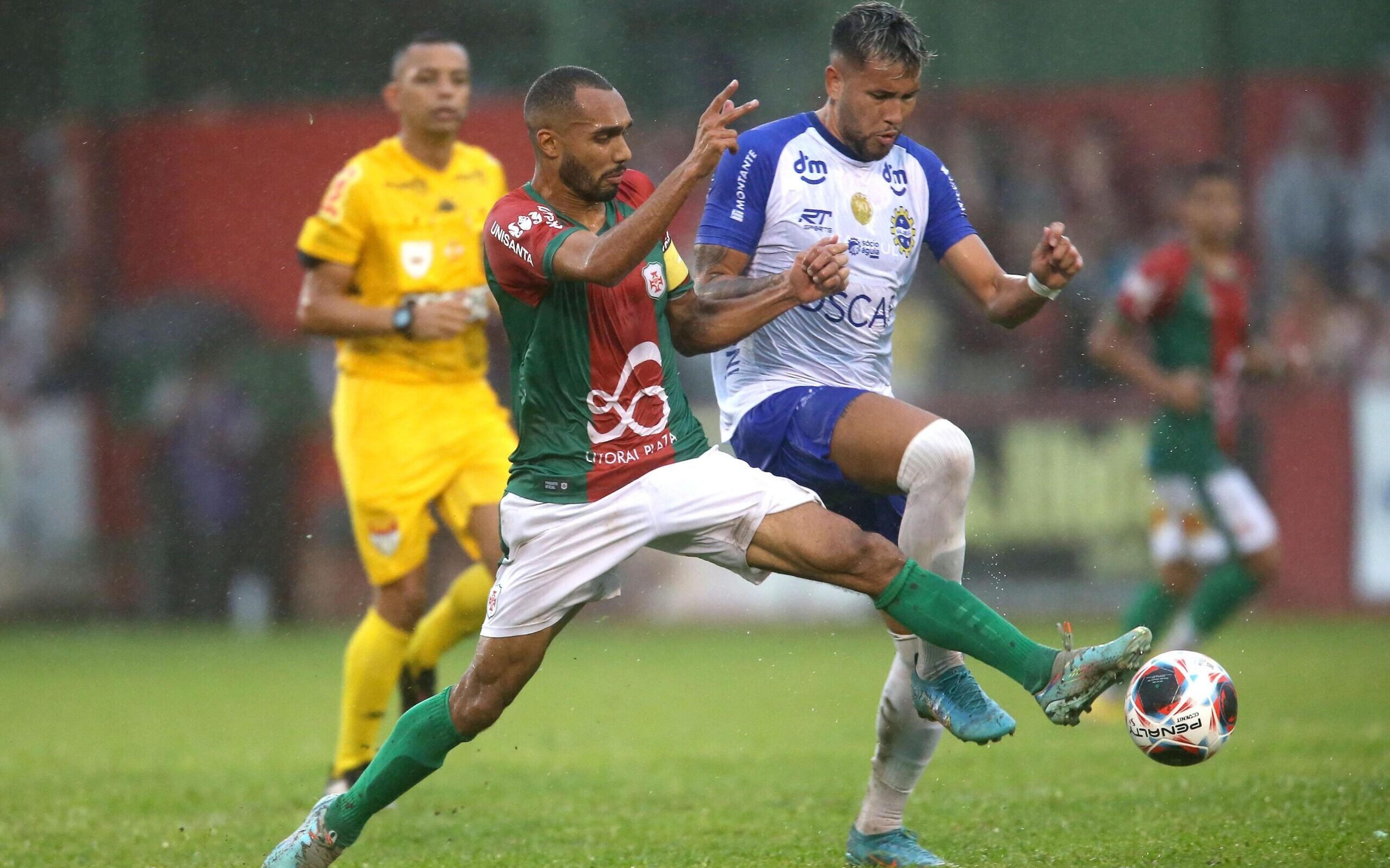 Com muita chuva e gol no fim, Portuguesa Santista vence o São José pela ida da final da Copa Paulista