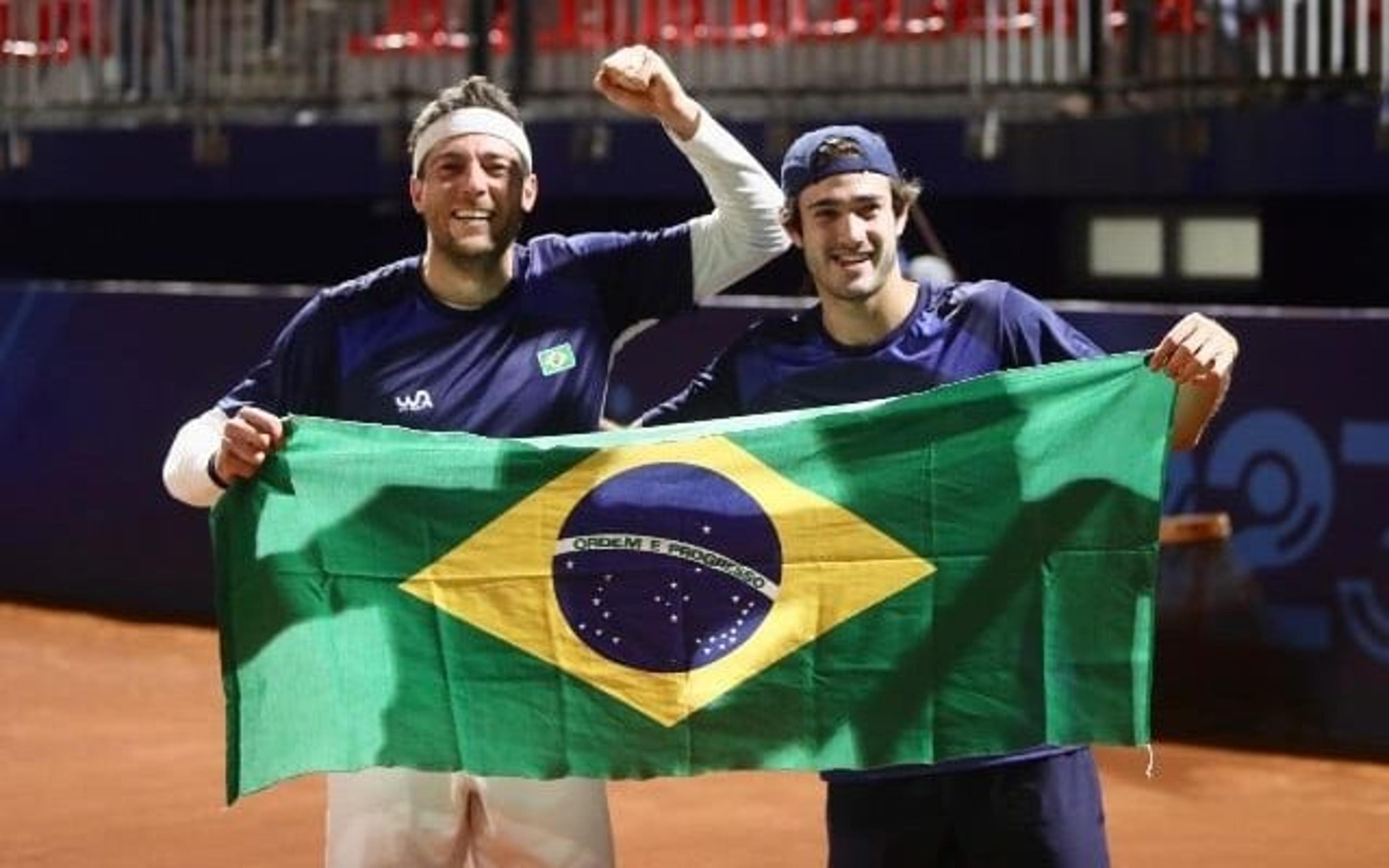 Heide e Demoliner superam torcida hostil e levam o Ouro na dupla masculina no Pan