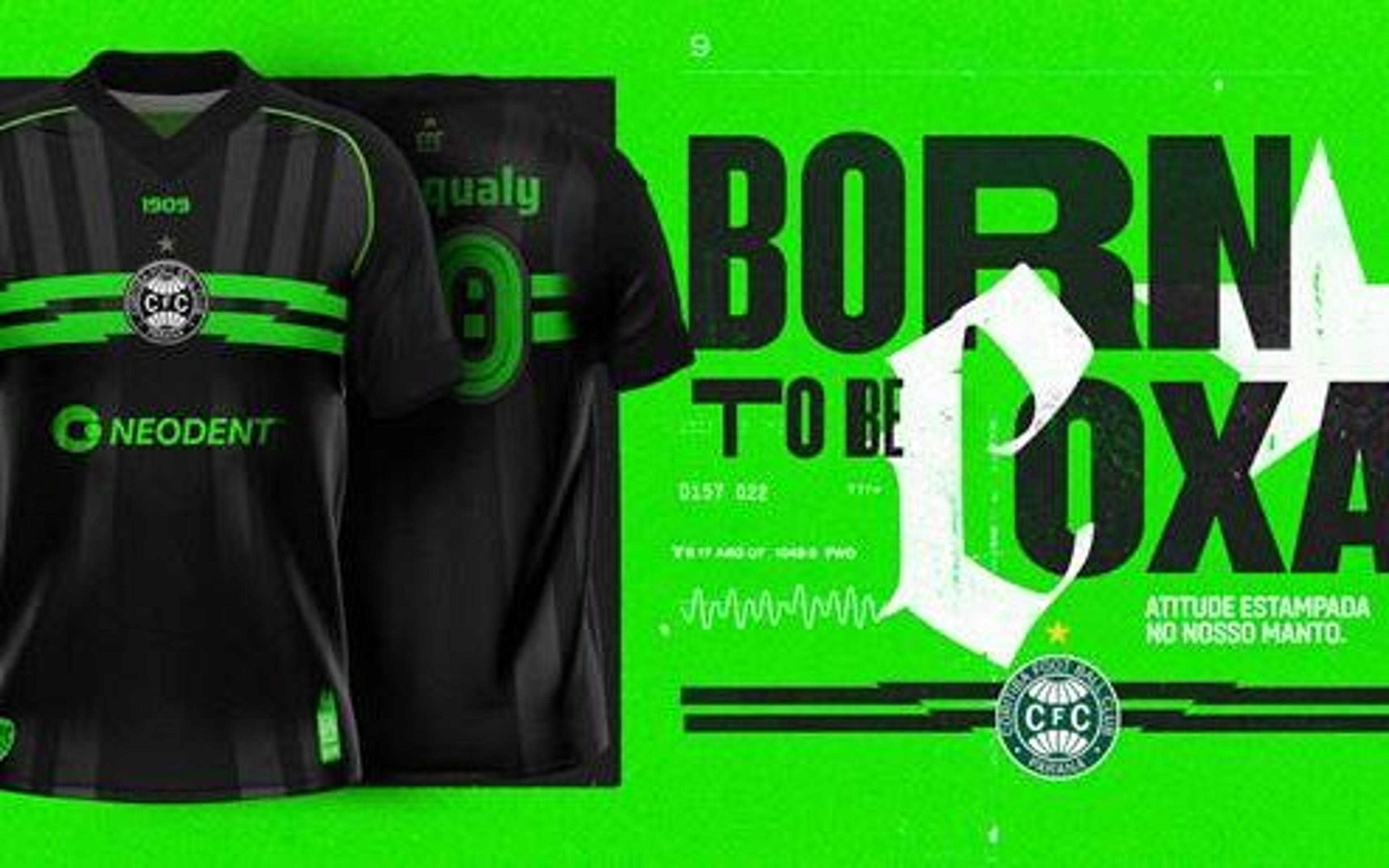 Coritiba lança terceira camisa com temática rock’n’roll