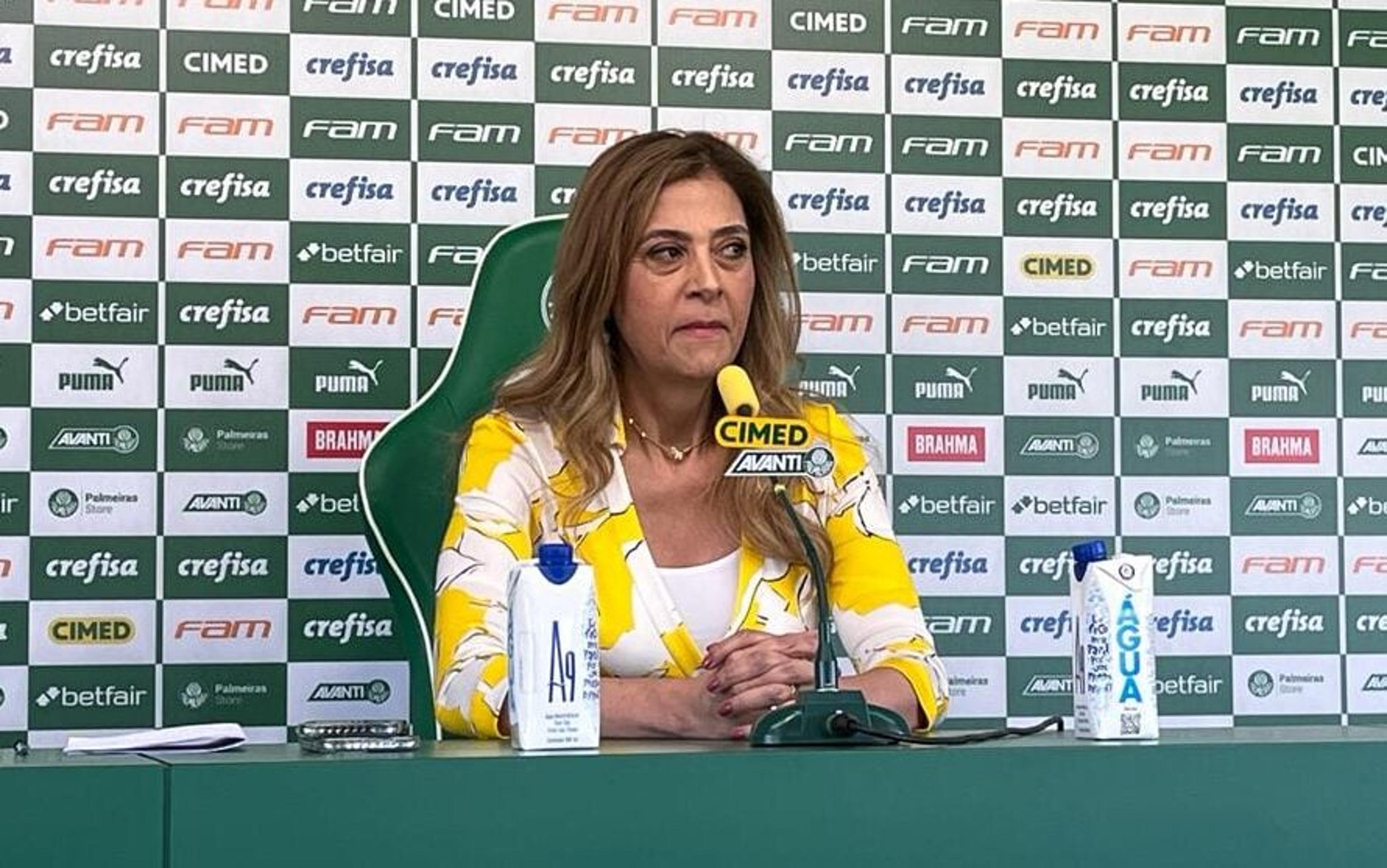 Leila Pereira aumenta o tom contra organizada do Palmeiras: ‘Câncer do futebol brasileiro’