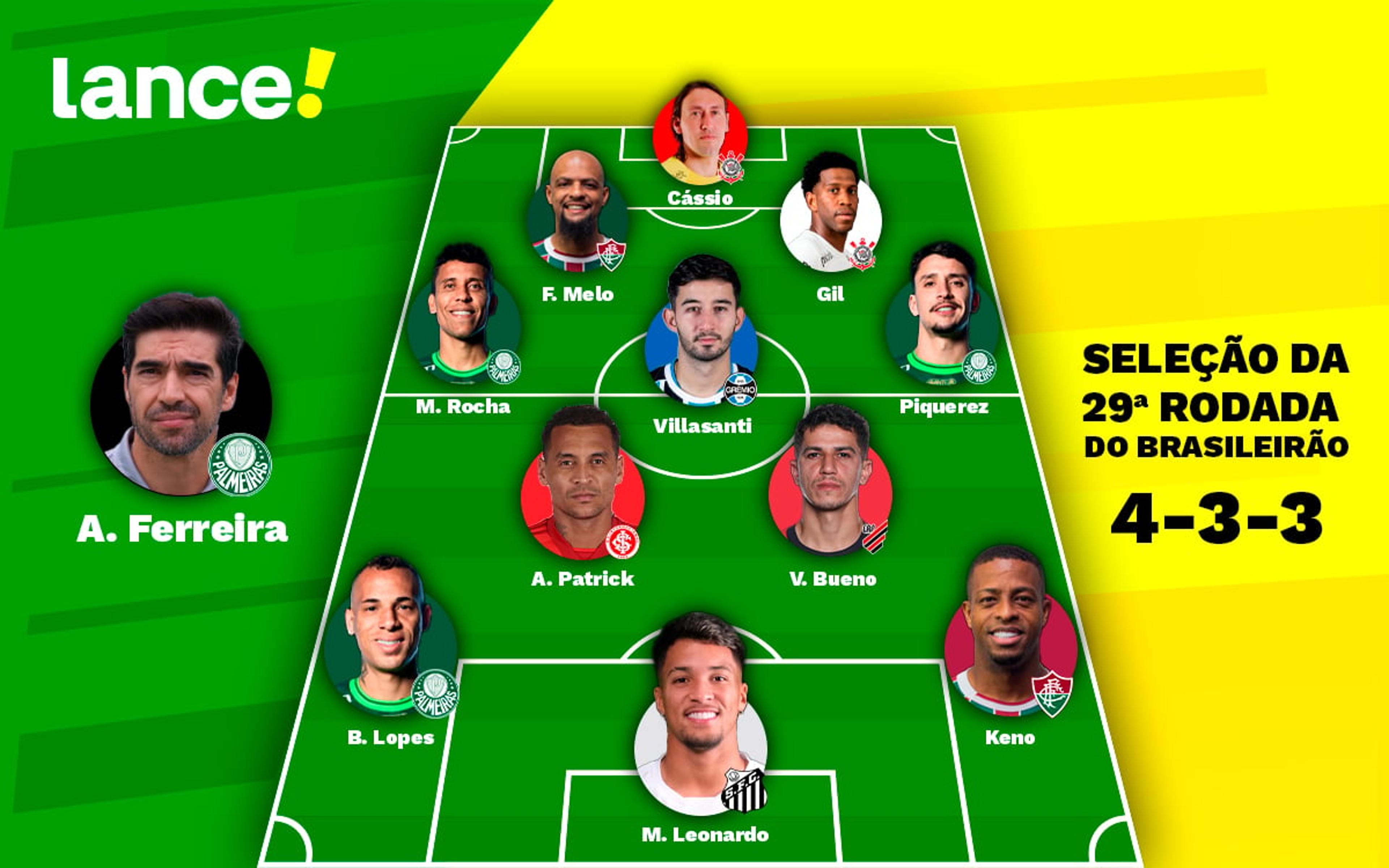 Seleção da 29ª rodada do Brasileirão 2023