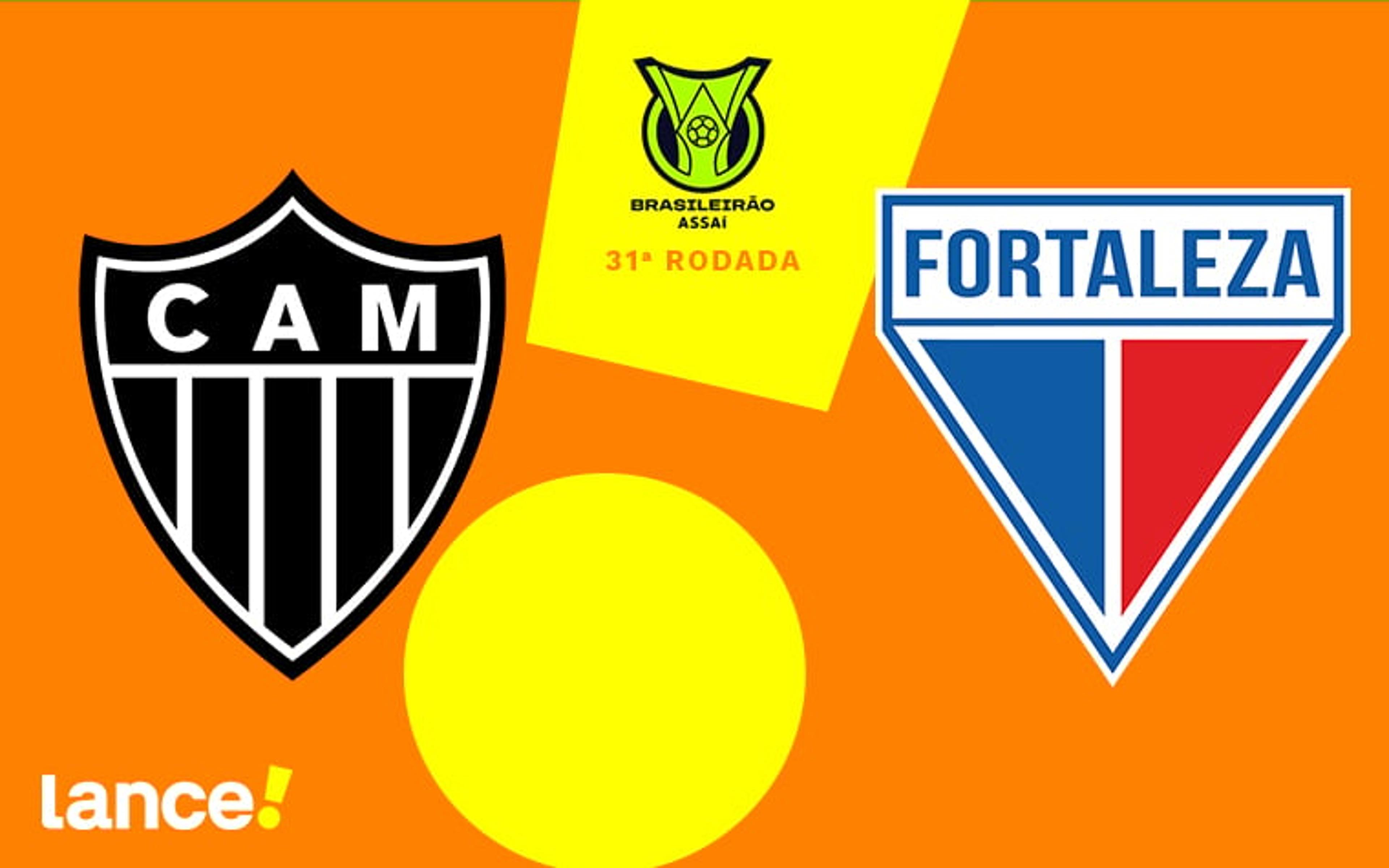 Atlético-MG x Fortaleza: onde assistir ao vivo, horário e escalações do jogo pelo Brasileirão