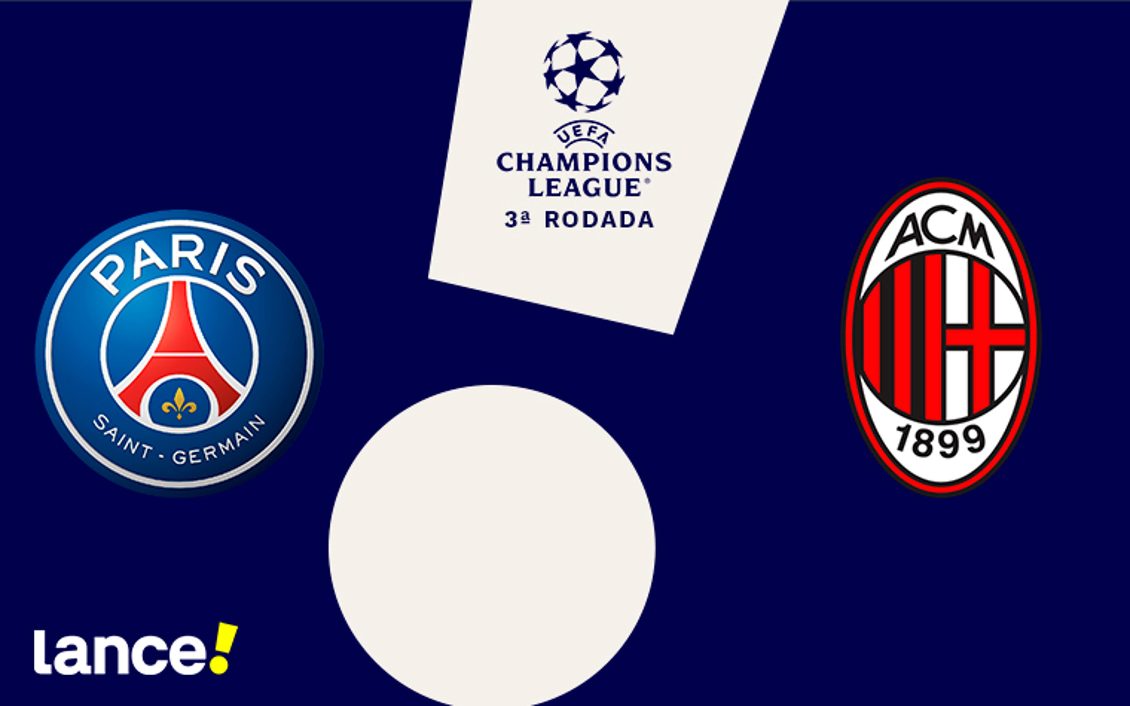 PSG x Milan: onde assistir ao vivo, escalações e horário do jogo pela UEFA Champions League