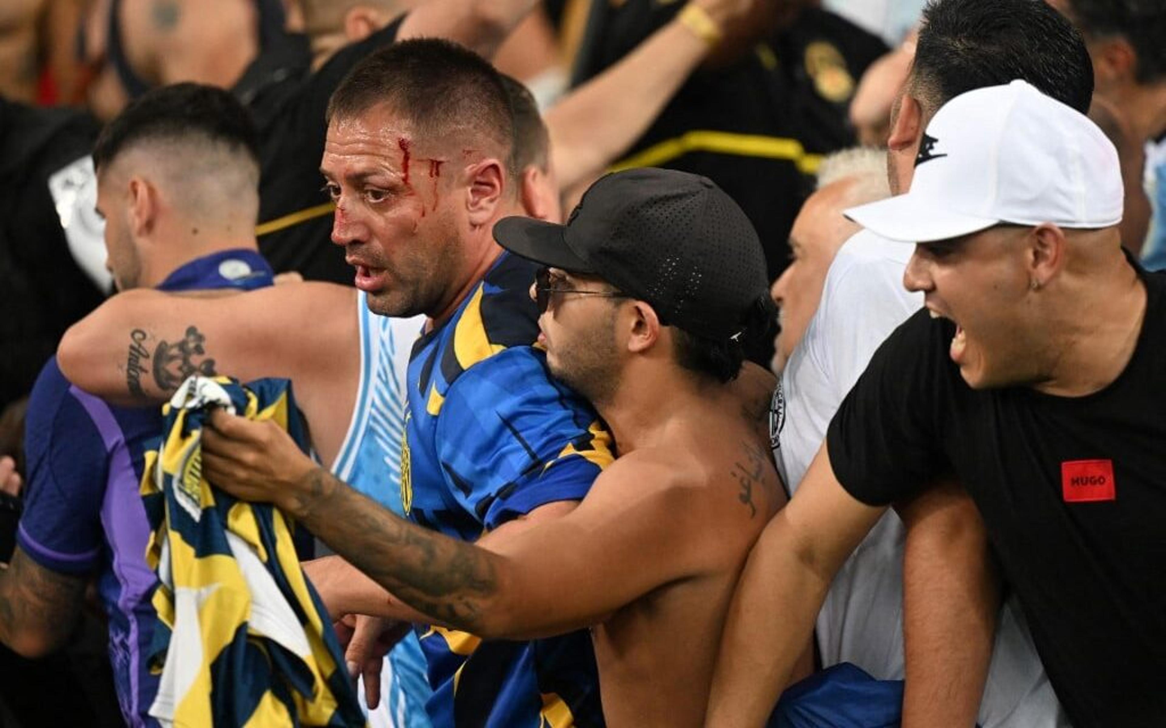 Briga entre torcedores de Brasil e Argentina tem sete pessoas detidas no Maracanã