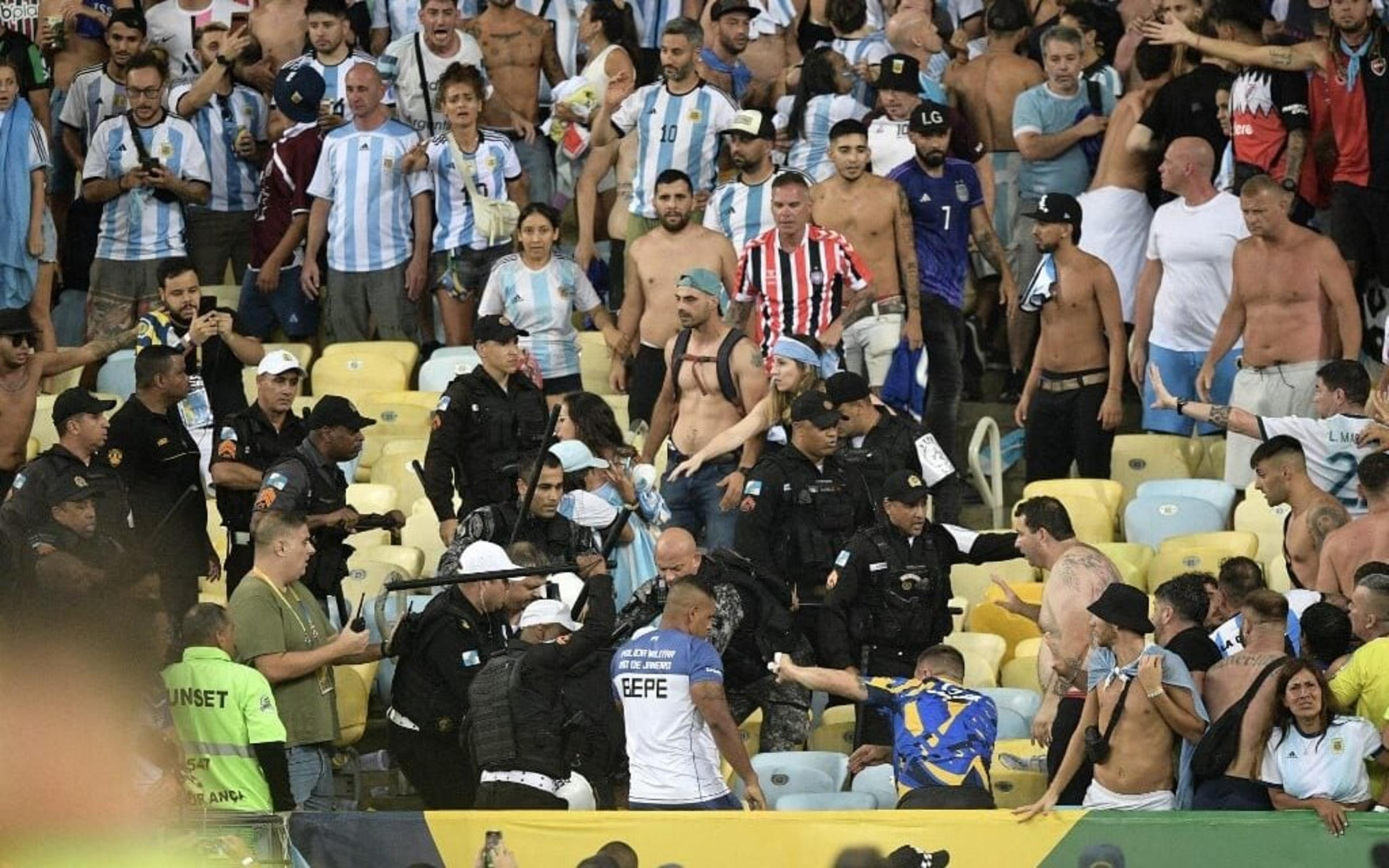 Conmebol emite nota condenando violência no jogo entre Brasil e Argentina