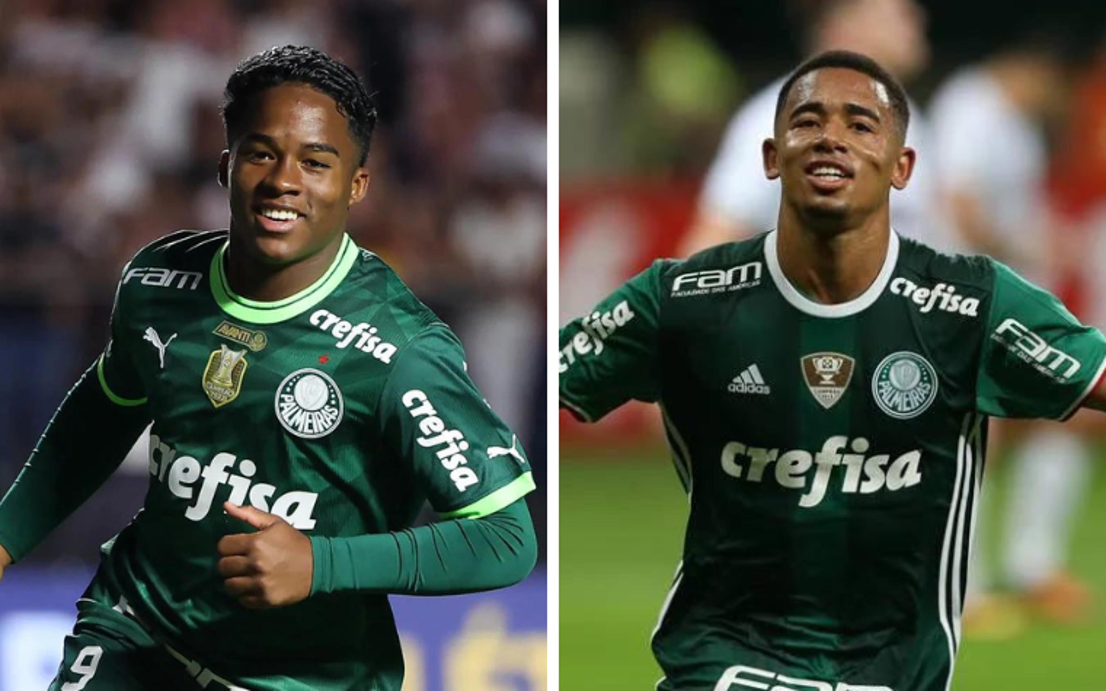 Atacantes da Seleção! Compare os números de Endrick e Gabriel Jesus no Palmeiras