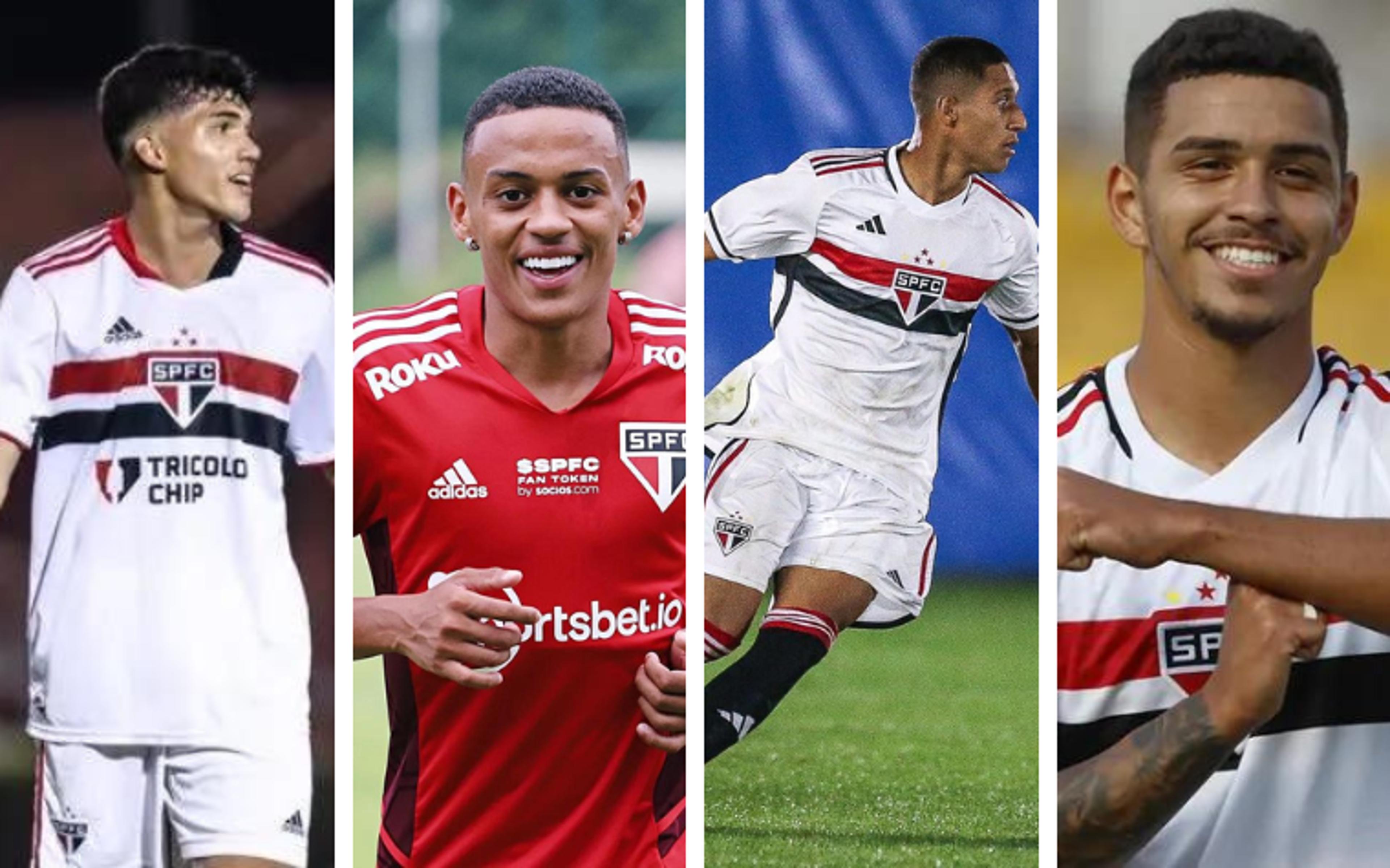 Saiba quais são os quatro jogadores da base que vão ganhar espaço com Dorival no São Paulo